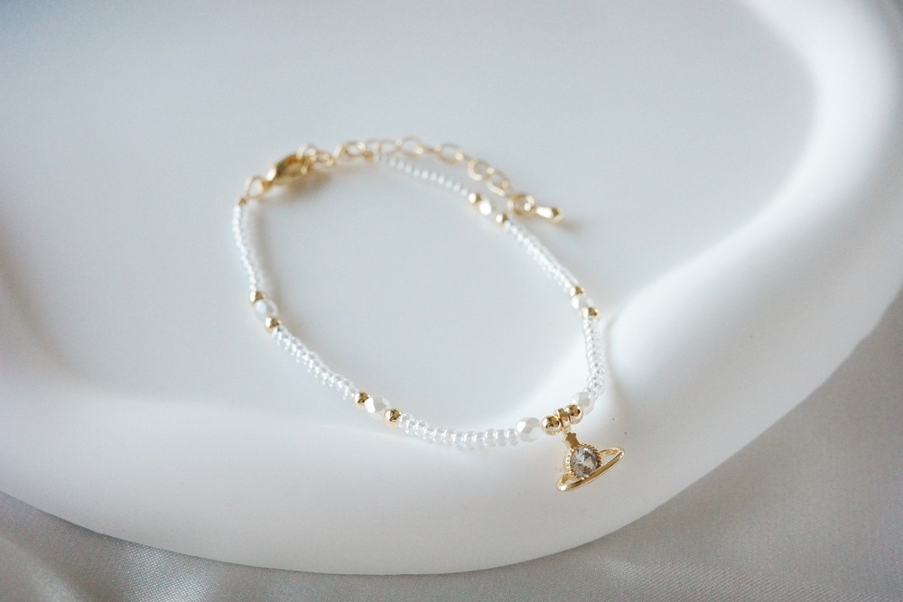 ❁宇宙之間系列｜土星｜手作串珠手鍊