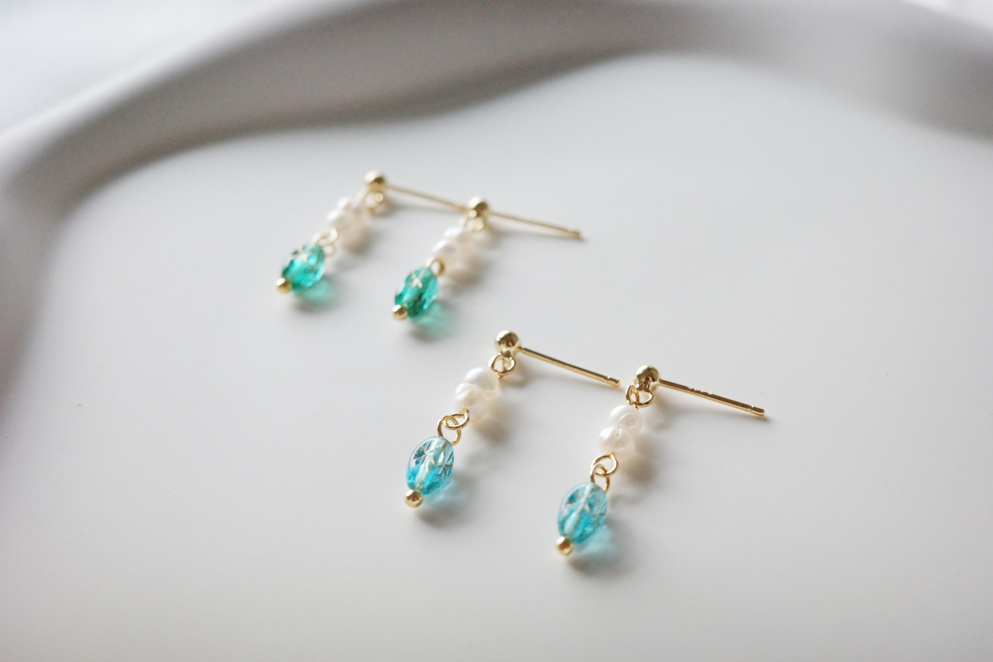 ❁宇宙之間系列｜米米｜手作珍珠耳環