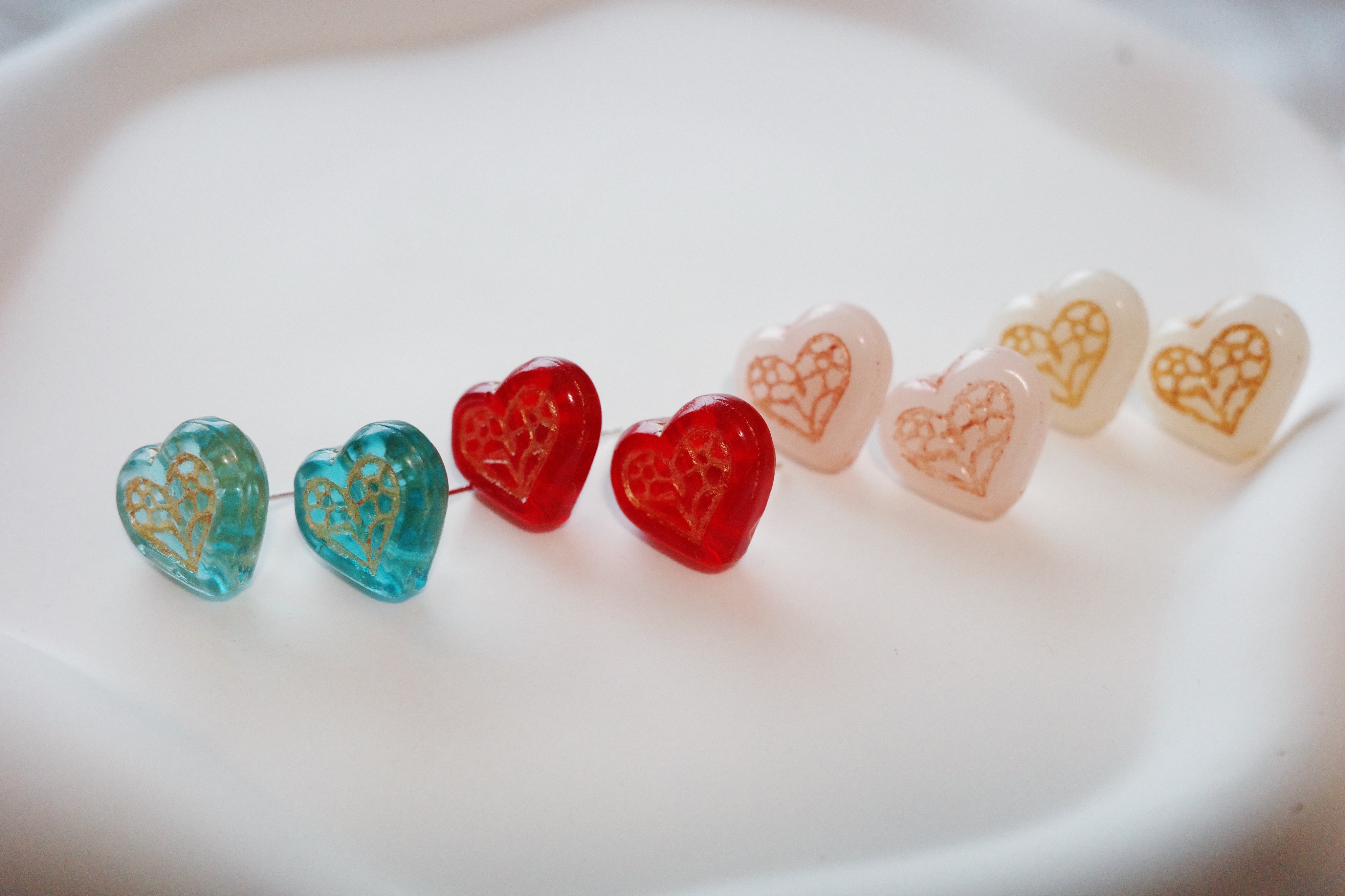 ❁心型圈系列｜心の窗｜手作耳環