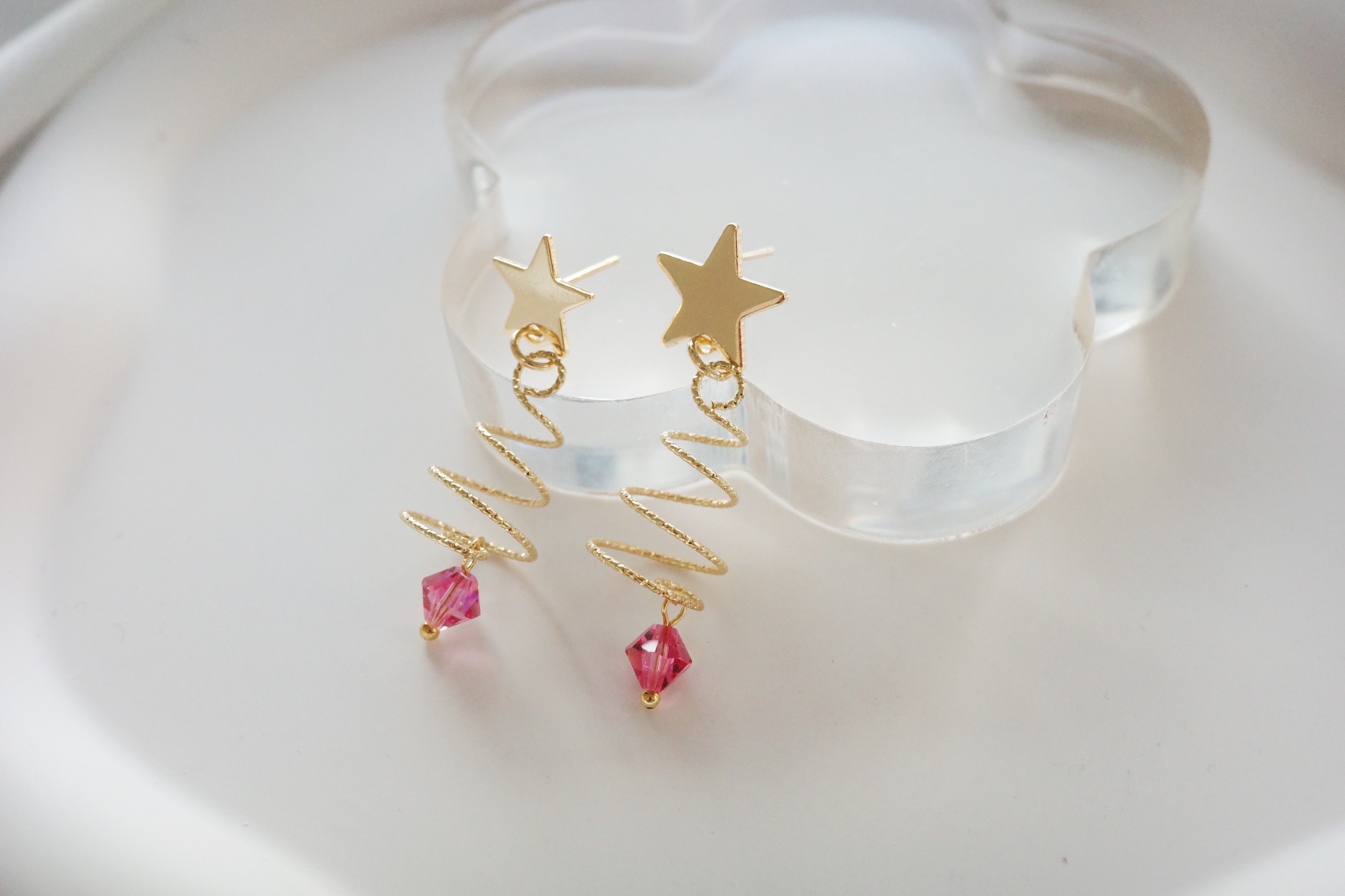 ❁AStarIsBorn系列｜冬夜星弦｜手作耳環