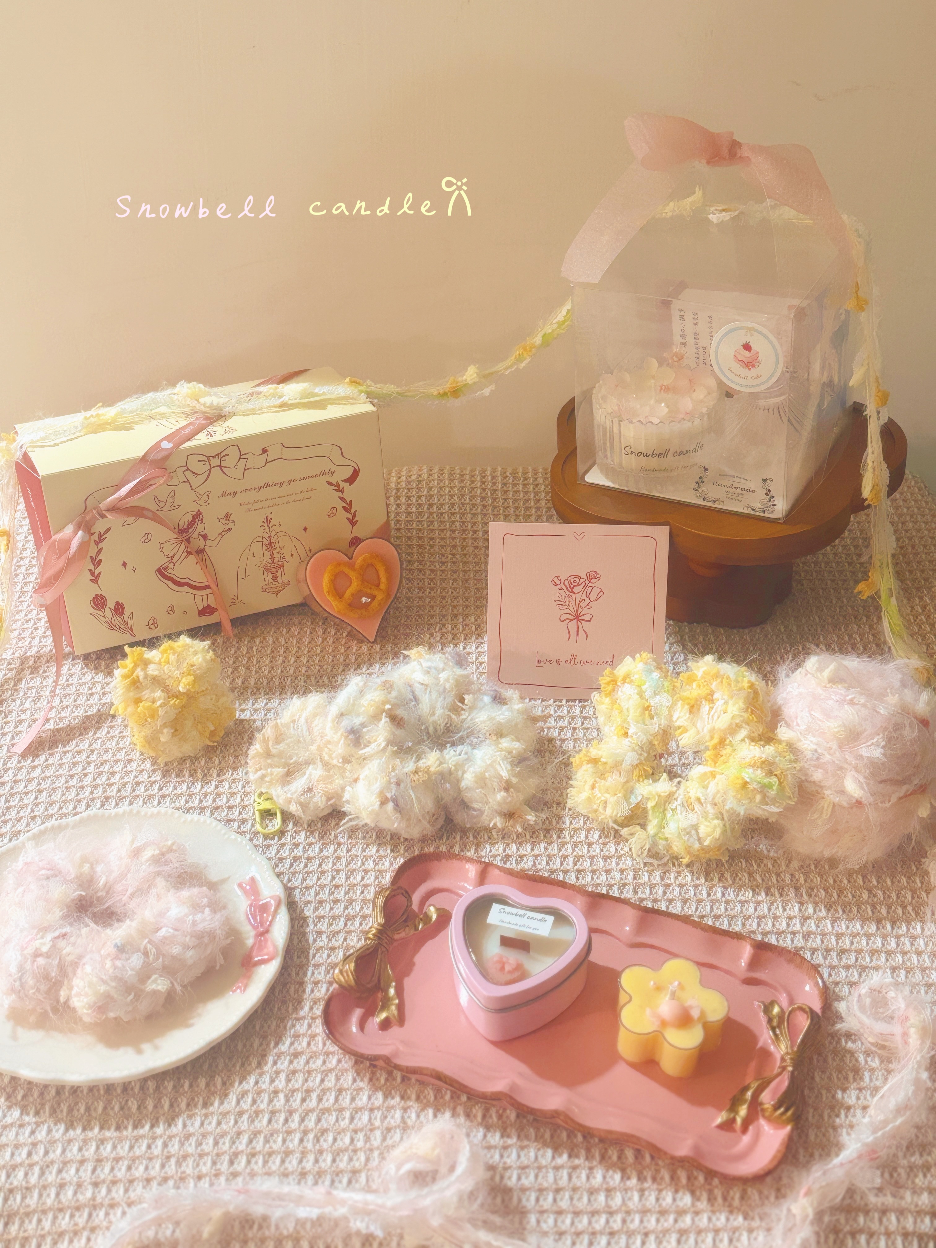 Snowbell candle 情人節聯名禮盒