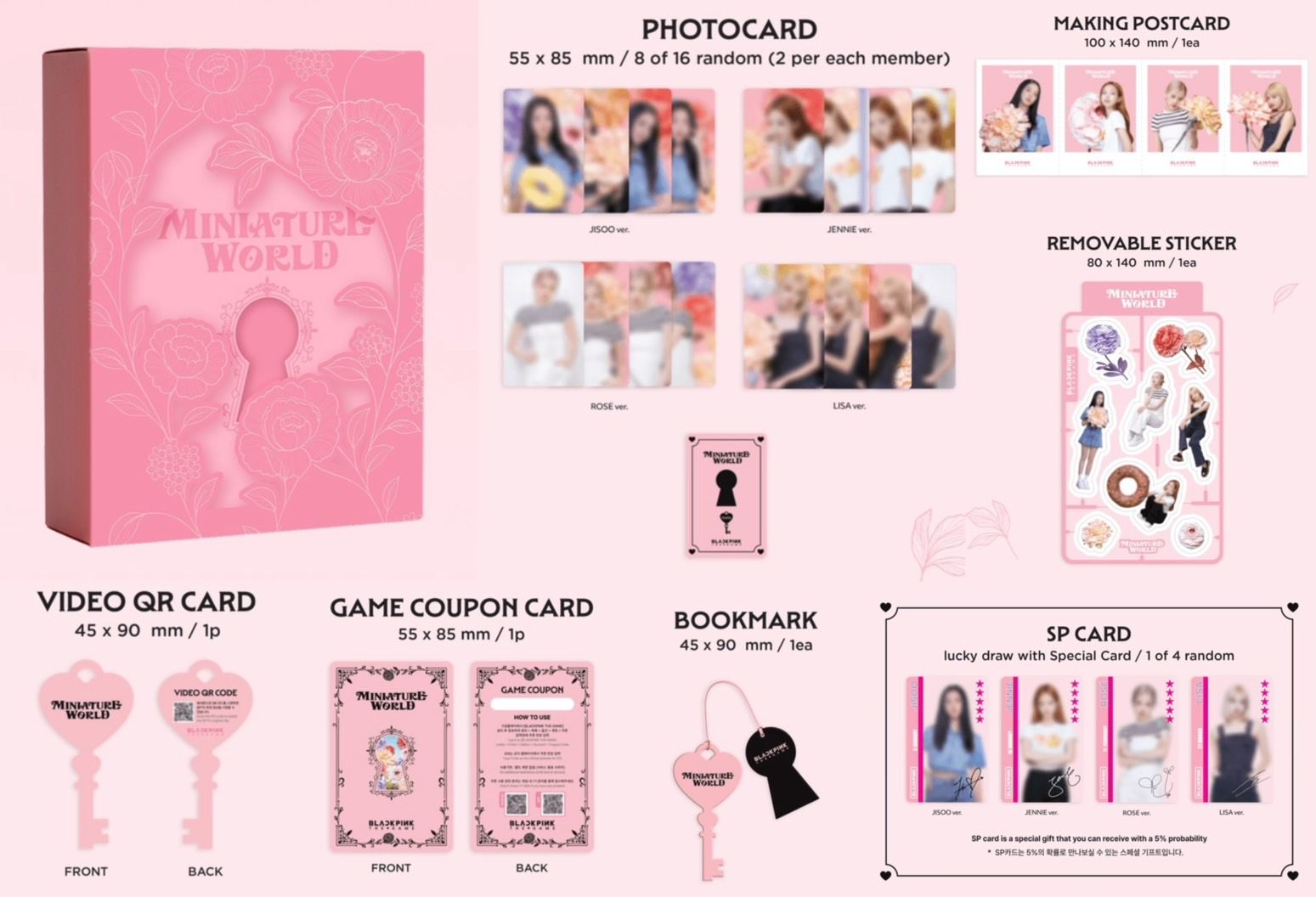 BLACKPINK The Game 相片卡禮盒 $550