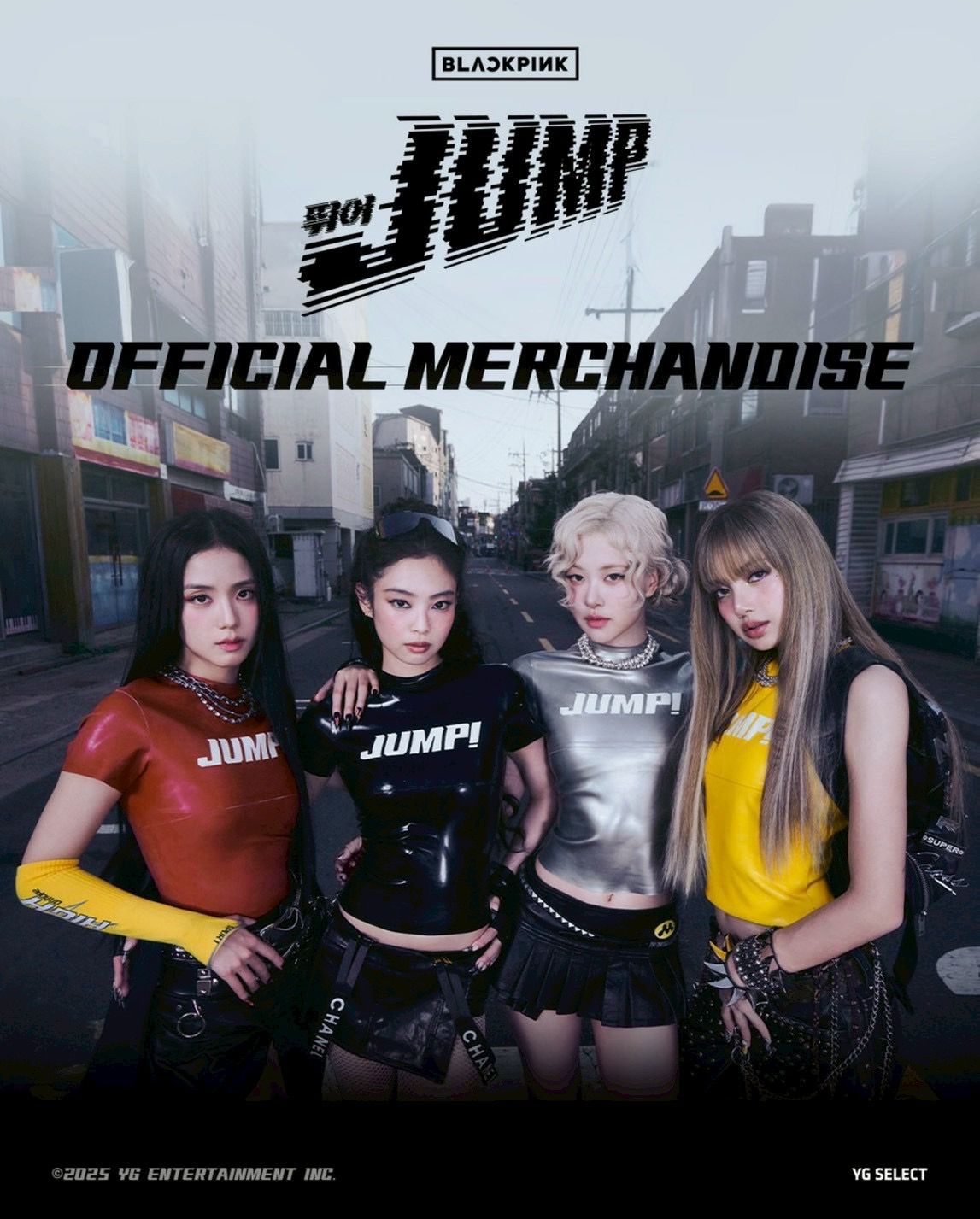 BLACKPINK JUMP 韓國週邊 滿額KRW50000贈卡（點擊查看尺寸）