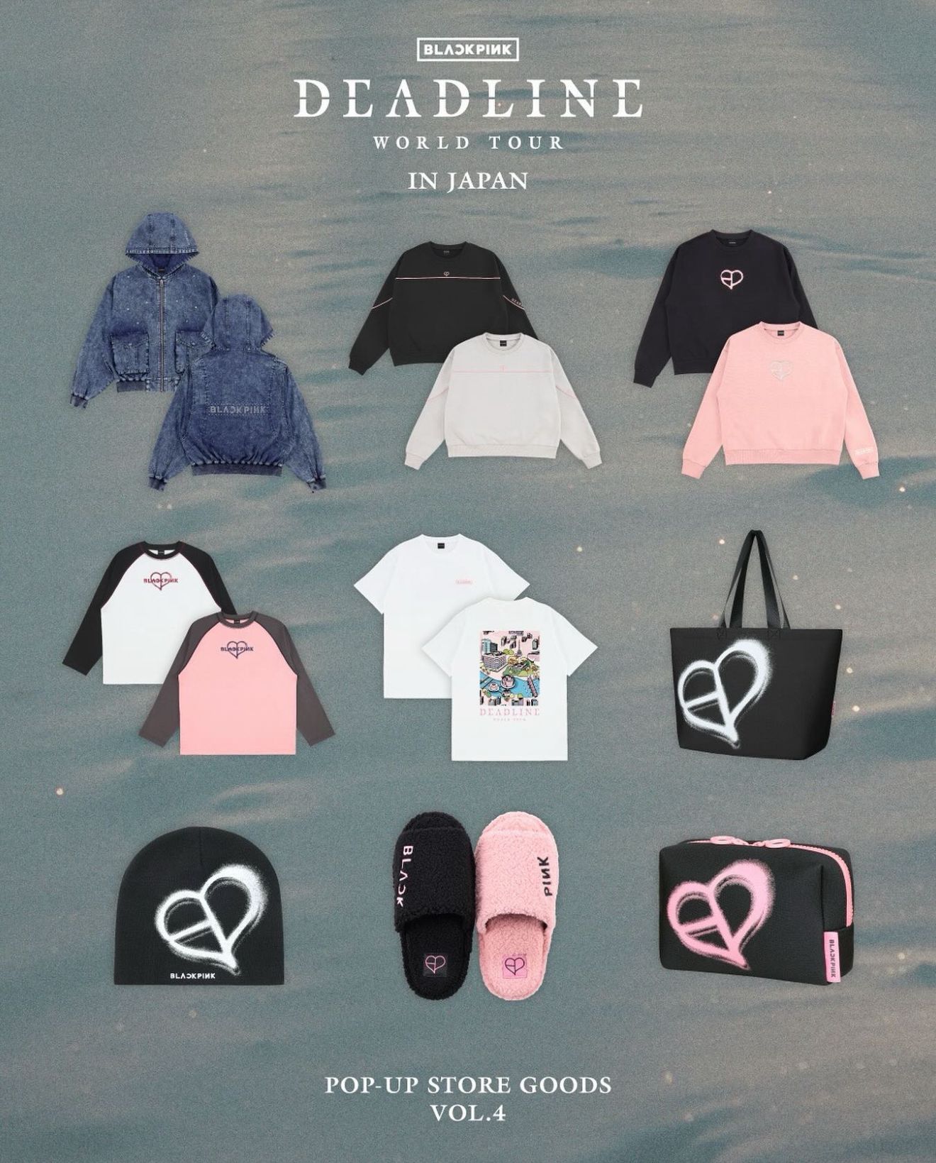 [DEADLINE] 🇯🇵日本福岡線上快閃 POP-UP VOL.4（尺寸點擊此參考）滿15000日幣贈成員小卡