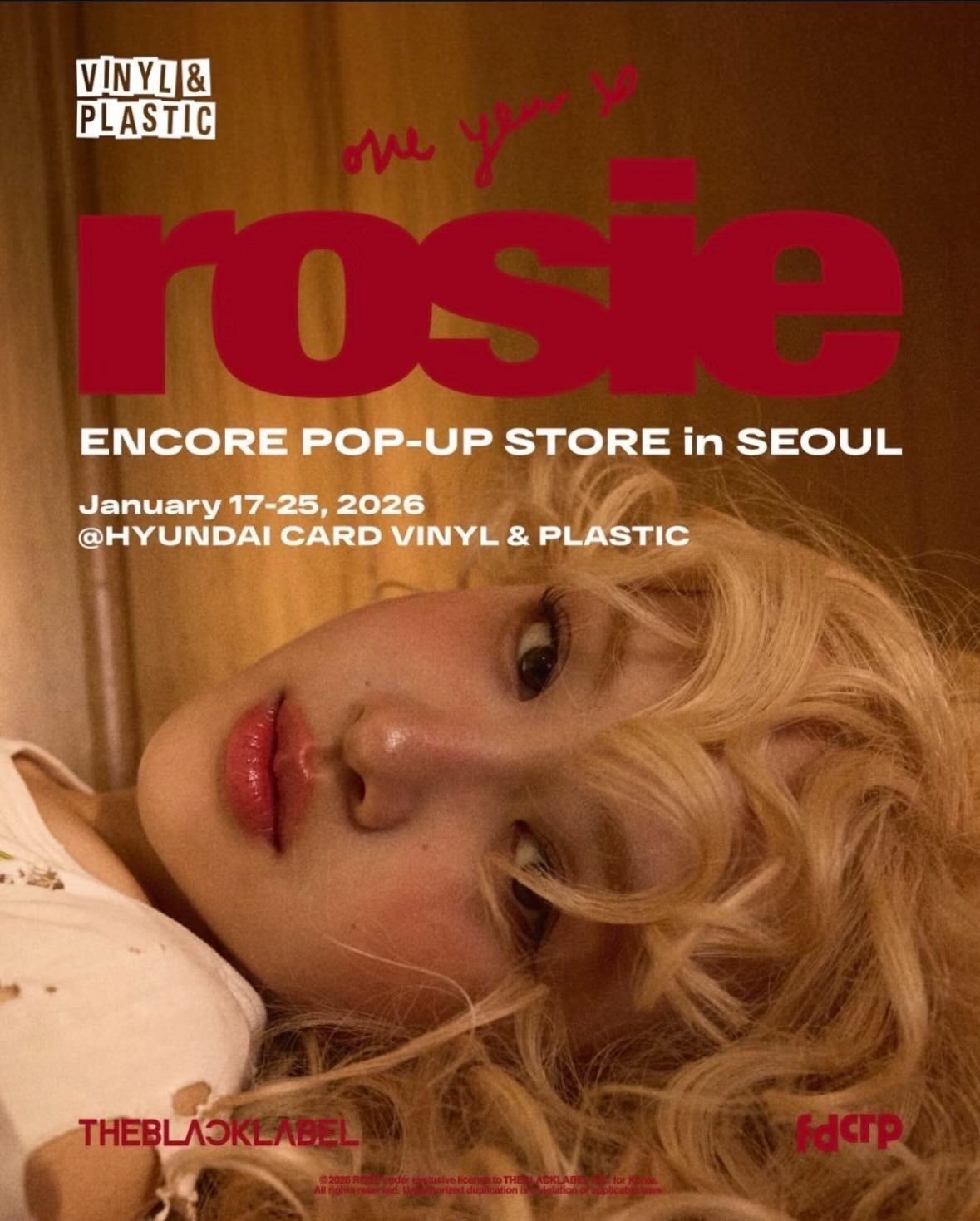 🇰🇷 ROSÉ ＜One Year Of Rosie＞ 快閃新品 🐿️