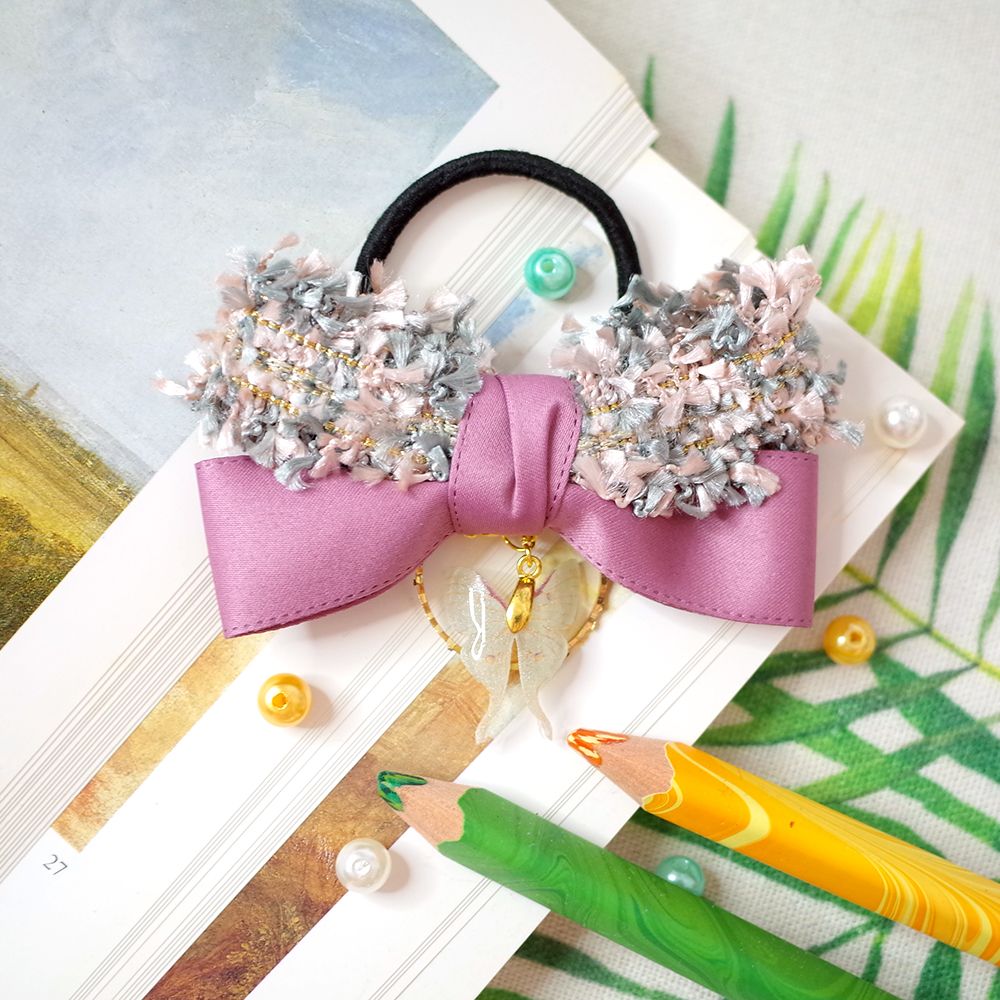 臺灣特有種蝶蛾蝴蝶結髮圈│臺灣長尾水青蛾/西風翠灰蝶/紫日灰蝶/琉璃帶鳳蝶