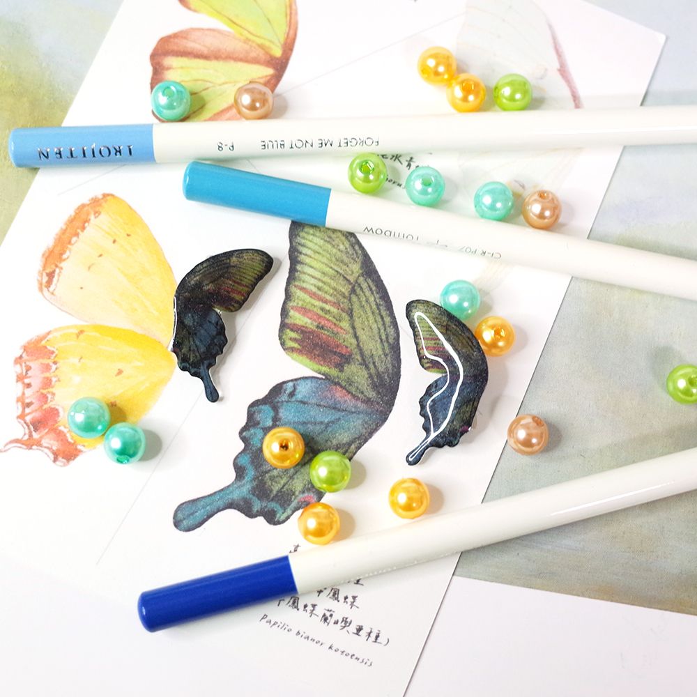 臺灣特有種蝶別針│琉璃帶鳳蝶/臺灣長尾水青蛾/西風翠灰蝶/紫日灰蝶