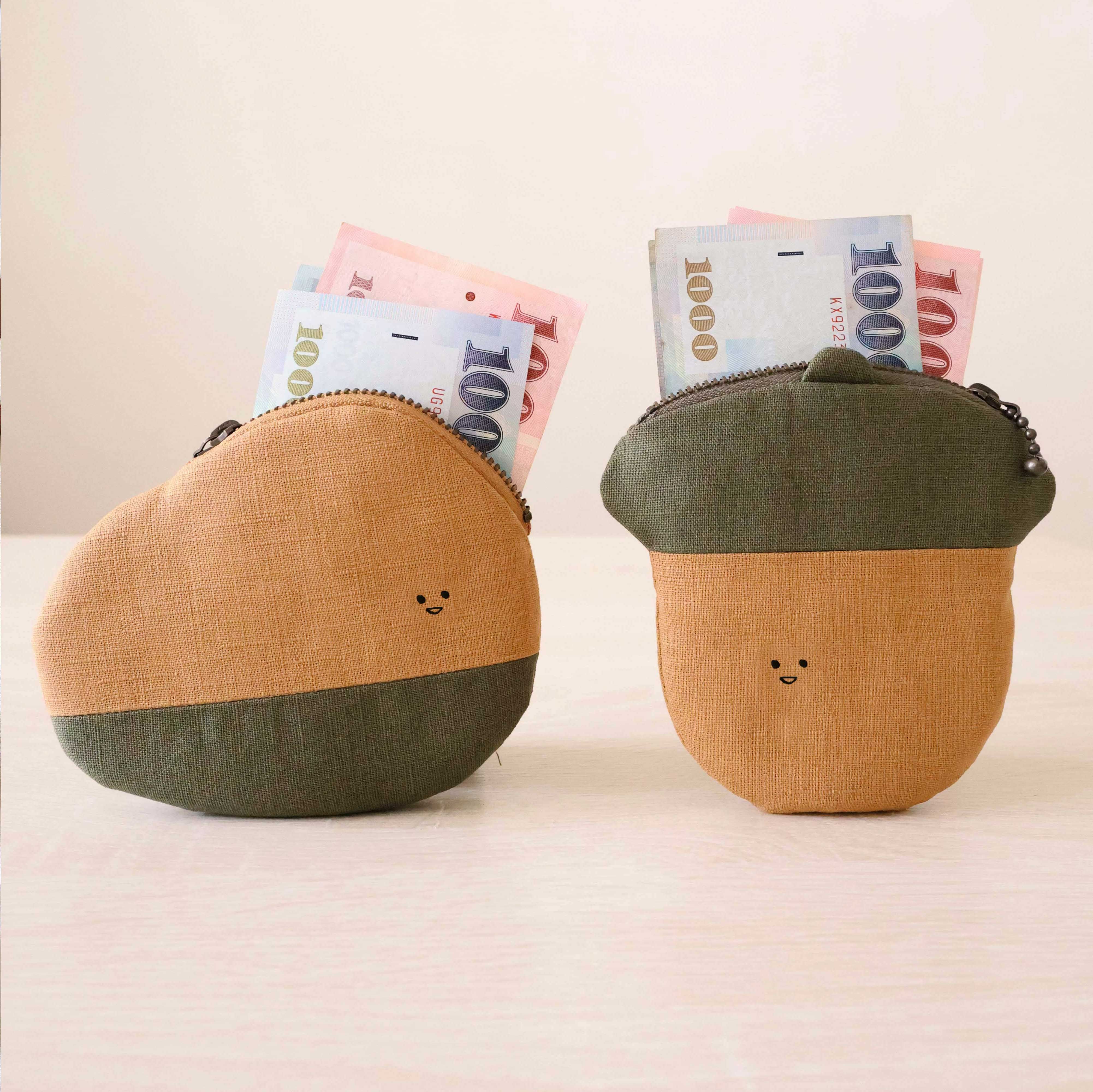 材料包｜橡果端端+栗寶歪歪