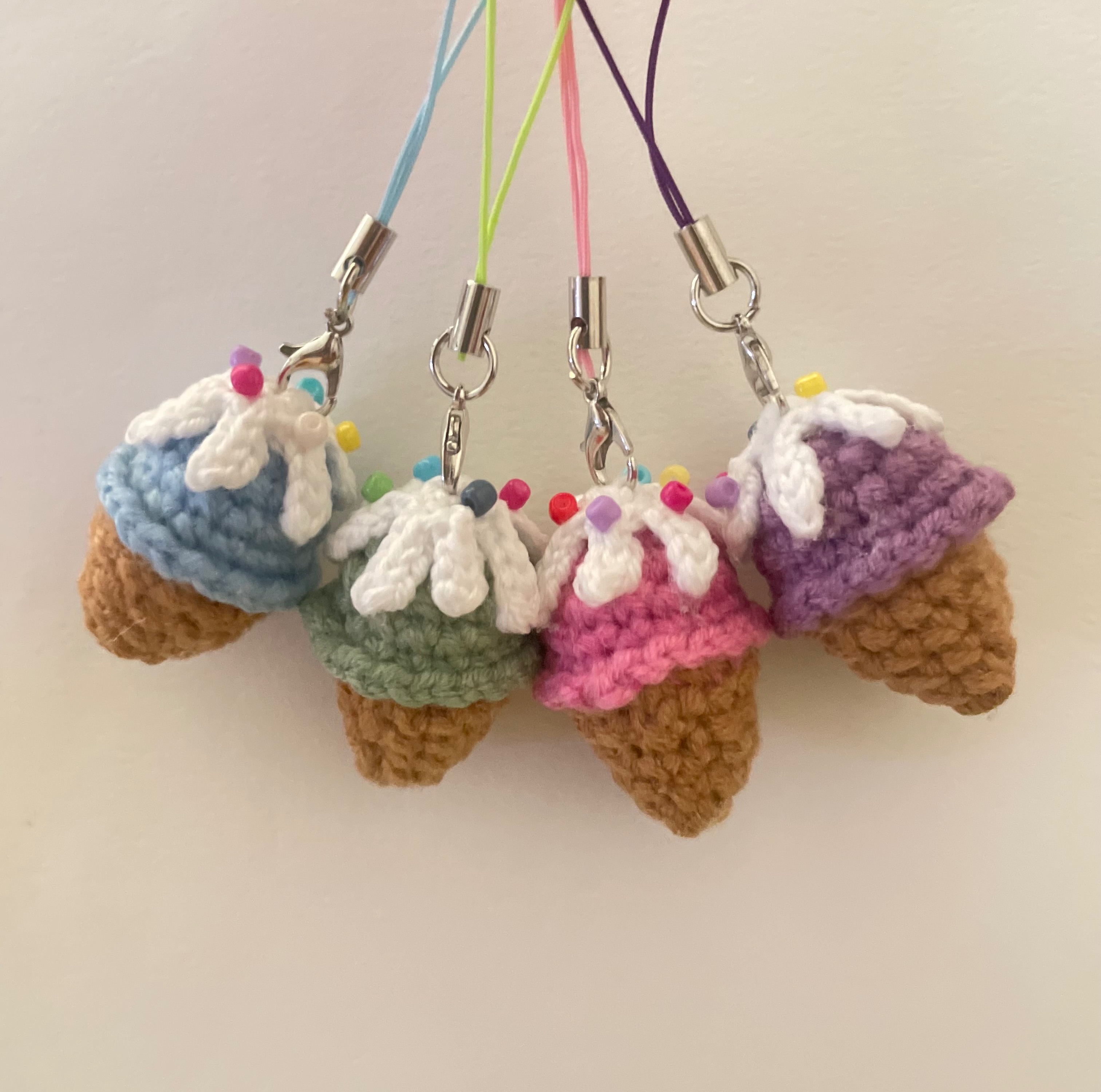 mini冰淇淋手機吊飾