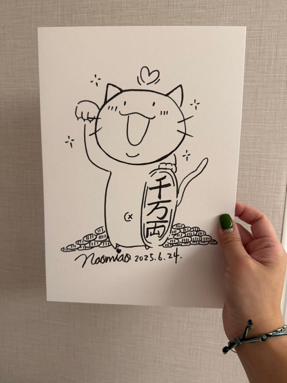 [現貨]元氣貓貓 著色版/ 招財貓貓 略糊版