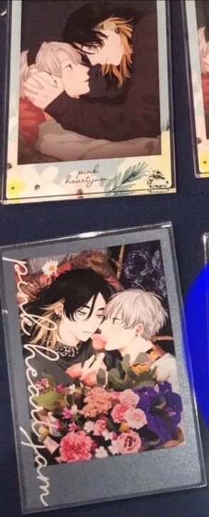 粉紅愛心壓克力牌2個