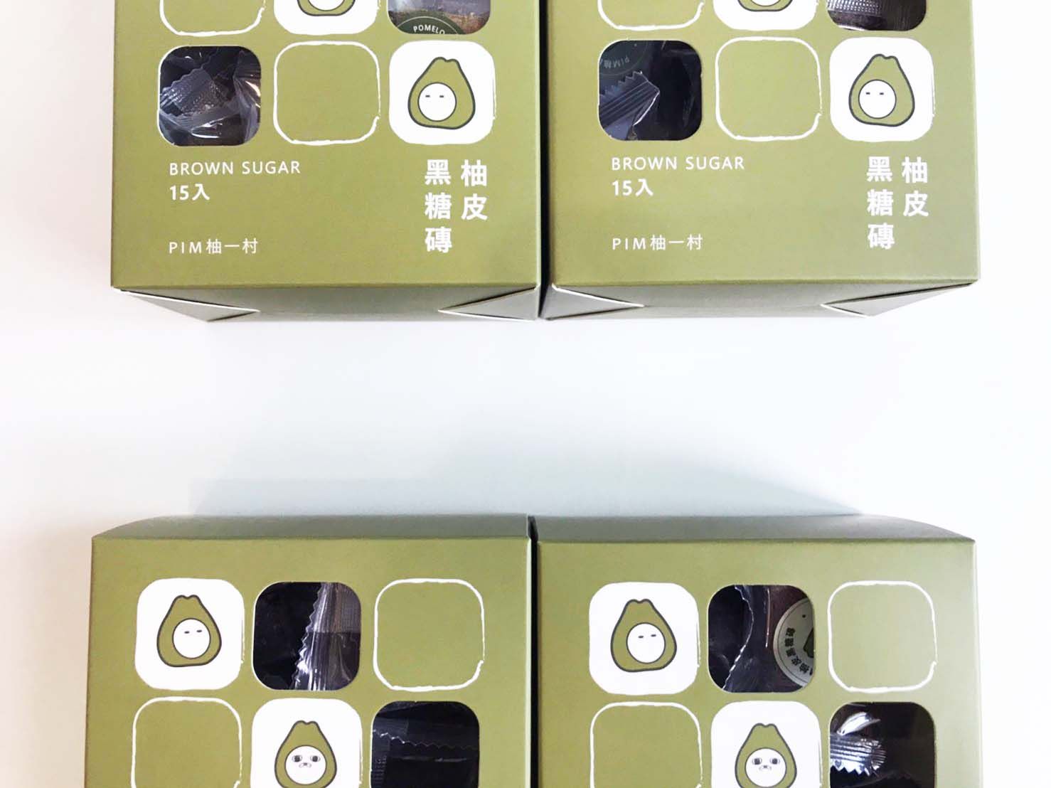 木由皮黑糖磚 4件組
