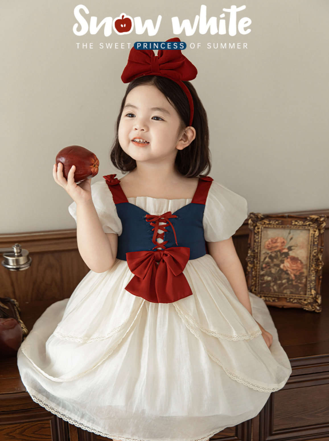 👑 HEY.U Childhood 夢幻白雪公主禮服 👑