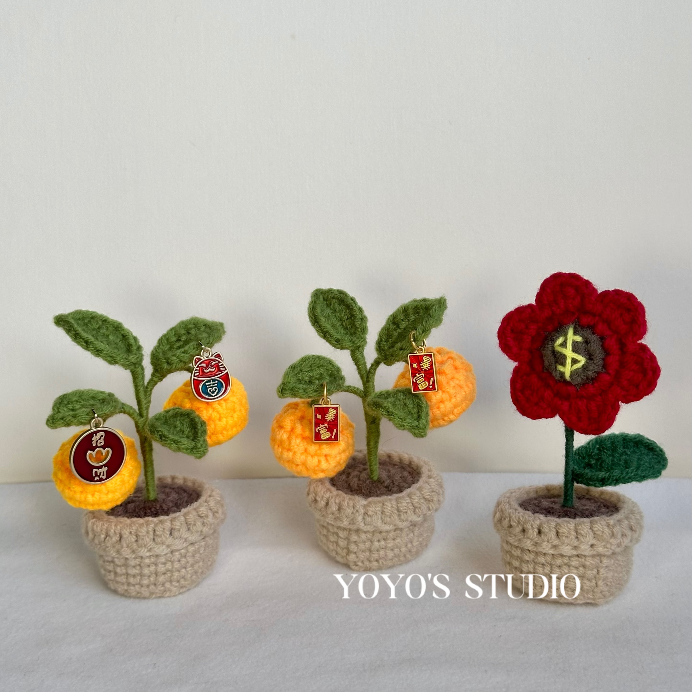 招財迷你盆栽💰