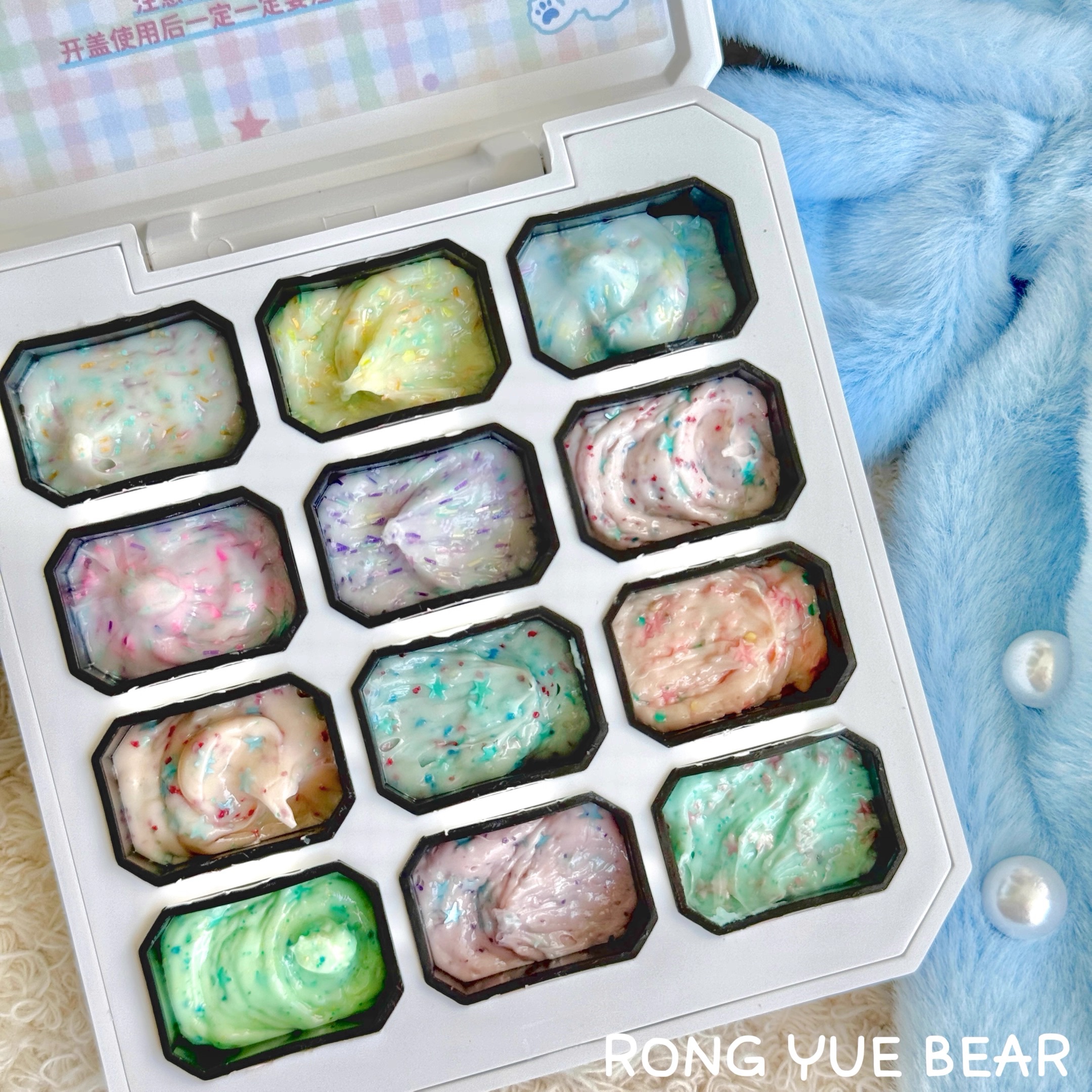 全新 榕悅熊 流蘇星星 油畫膠