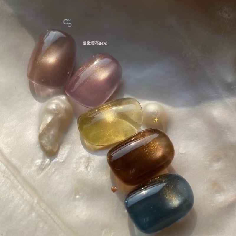 全新 生花工作室 香檳貓眼、淺香檳金、復古色系貓眼!