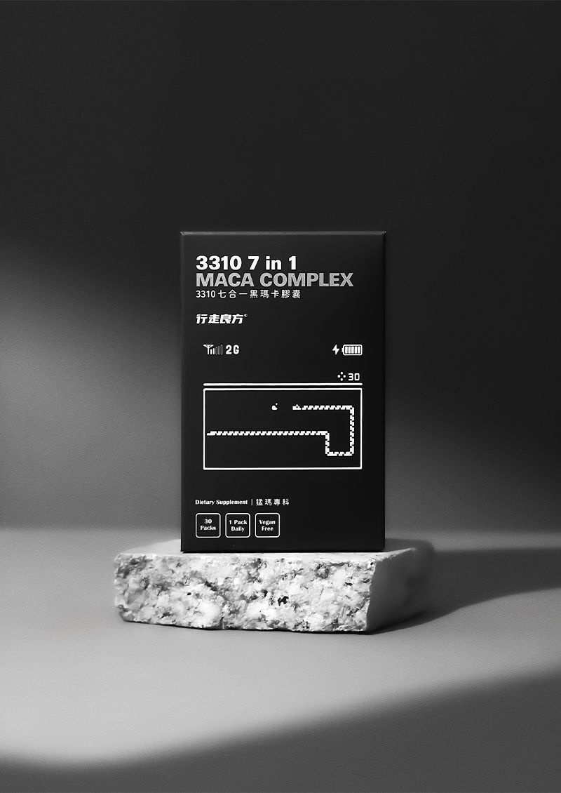 行走良方 3310 七合一黑瑪卡膠囊 30包/盒（點圖內文）