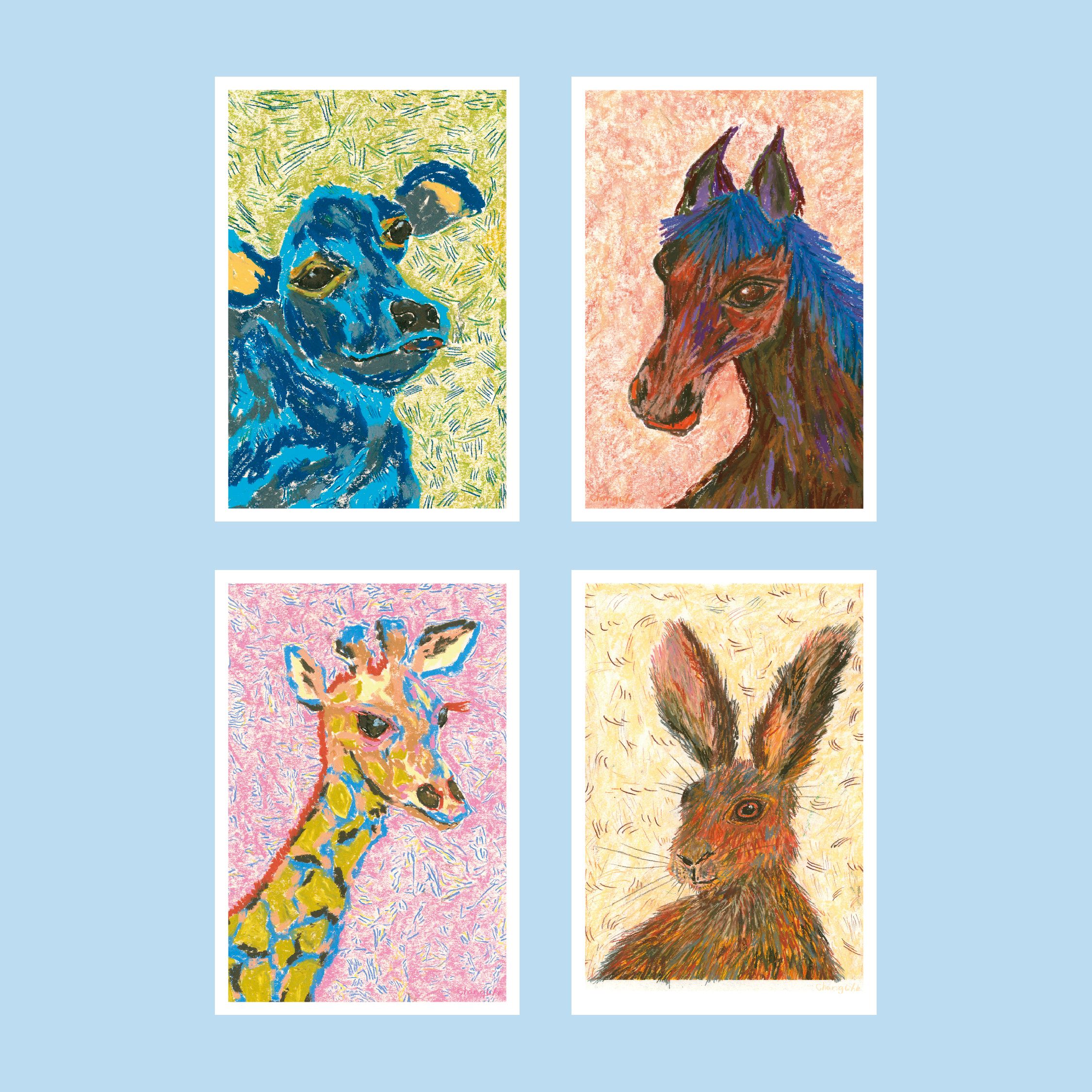 萬用卡 動物 10x15cm