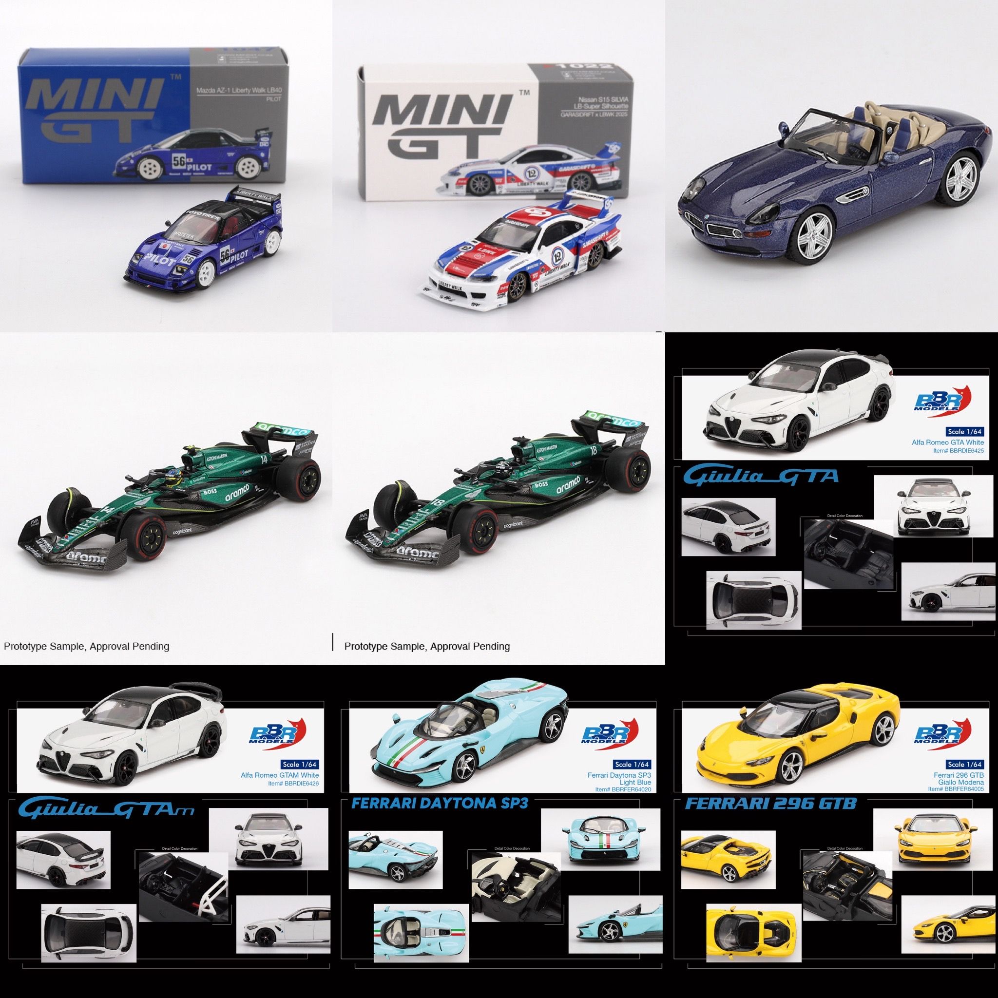 MINI GT ＆ BBR 11 月新品「現貨」下單區