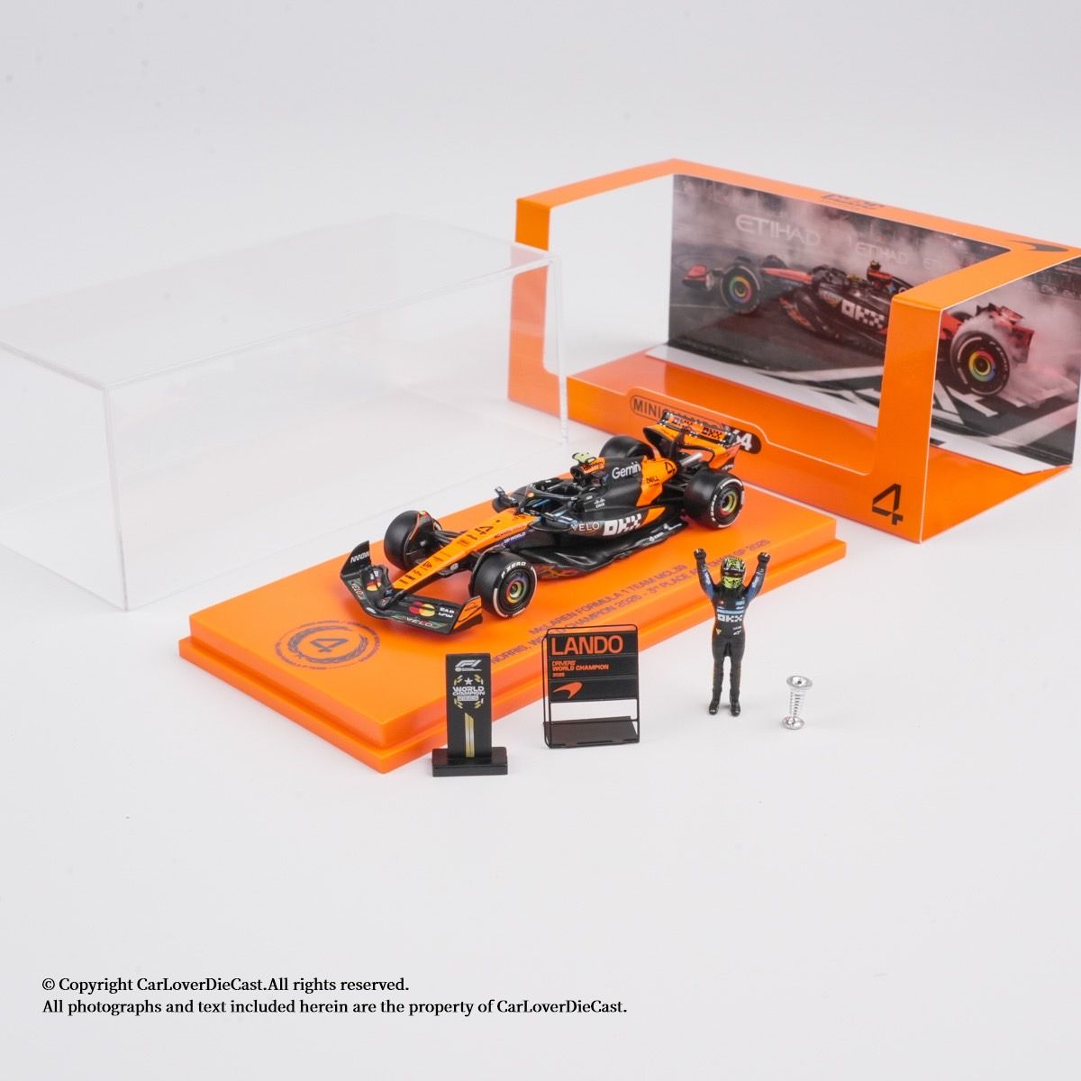 1/64 McLaren F1 MCL39 2025 Abu Dhabi Grand Prix Winner #4