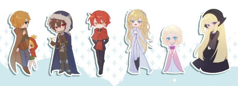 次元圖書館 系列立牌