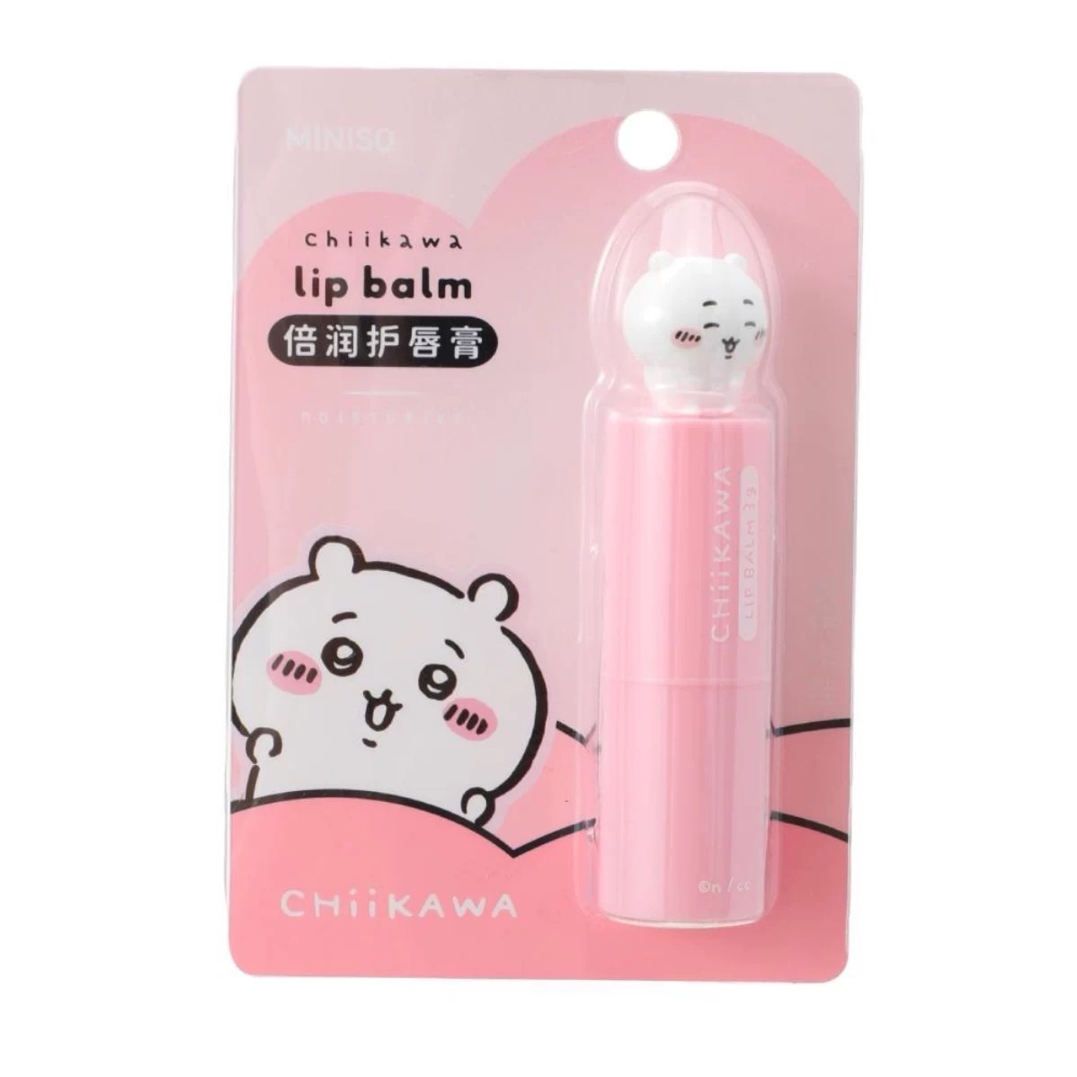 Chiikawa系列保濕倍潤水嫩護唇膏miniso名創優品吉伊卡哇烏薩奇