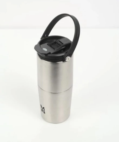 304不銹鋼磁吸雙疊杯 600ml  銀色