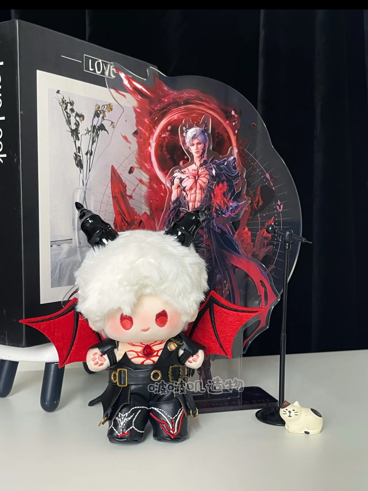 預售 戀與深空 10cm深淵主宰 秦徹棉花娃娃娃衣