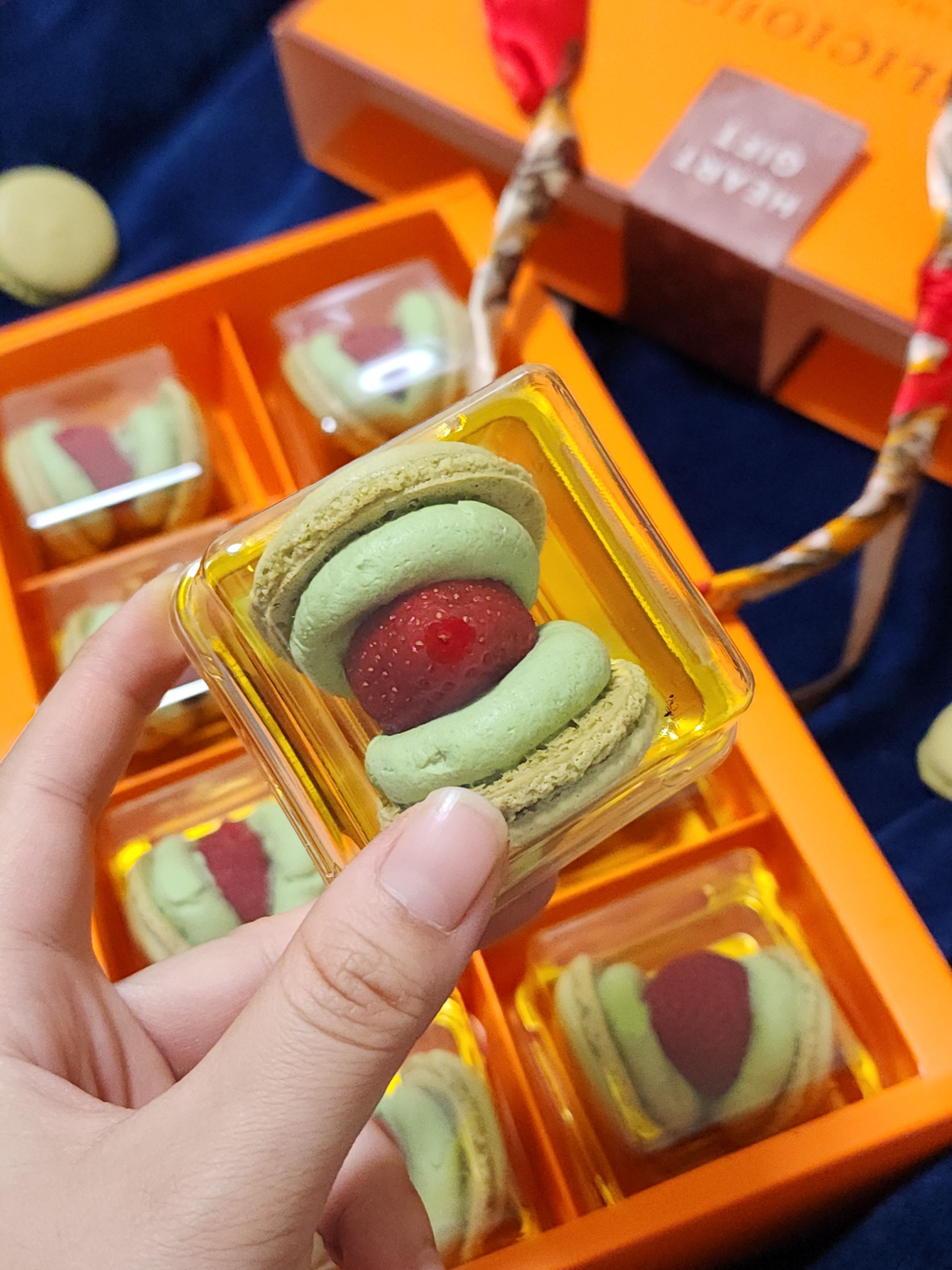 減糖抹茶水果馬卡龍