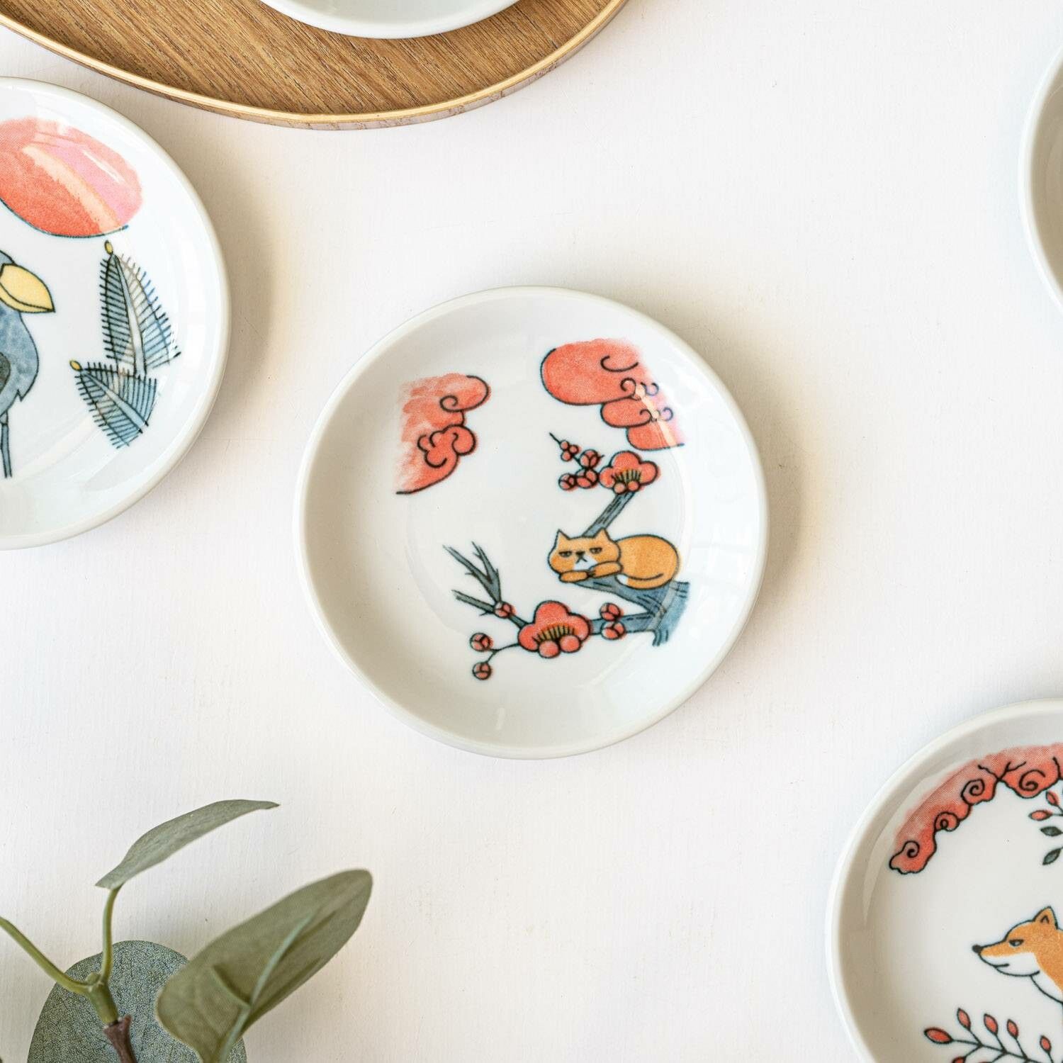 日本製 厭世樹上貓 小盤