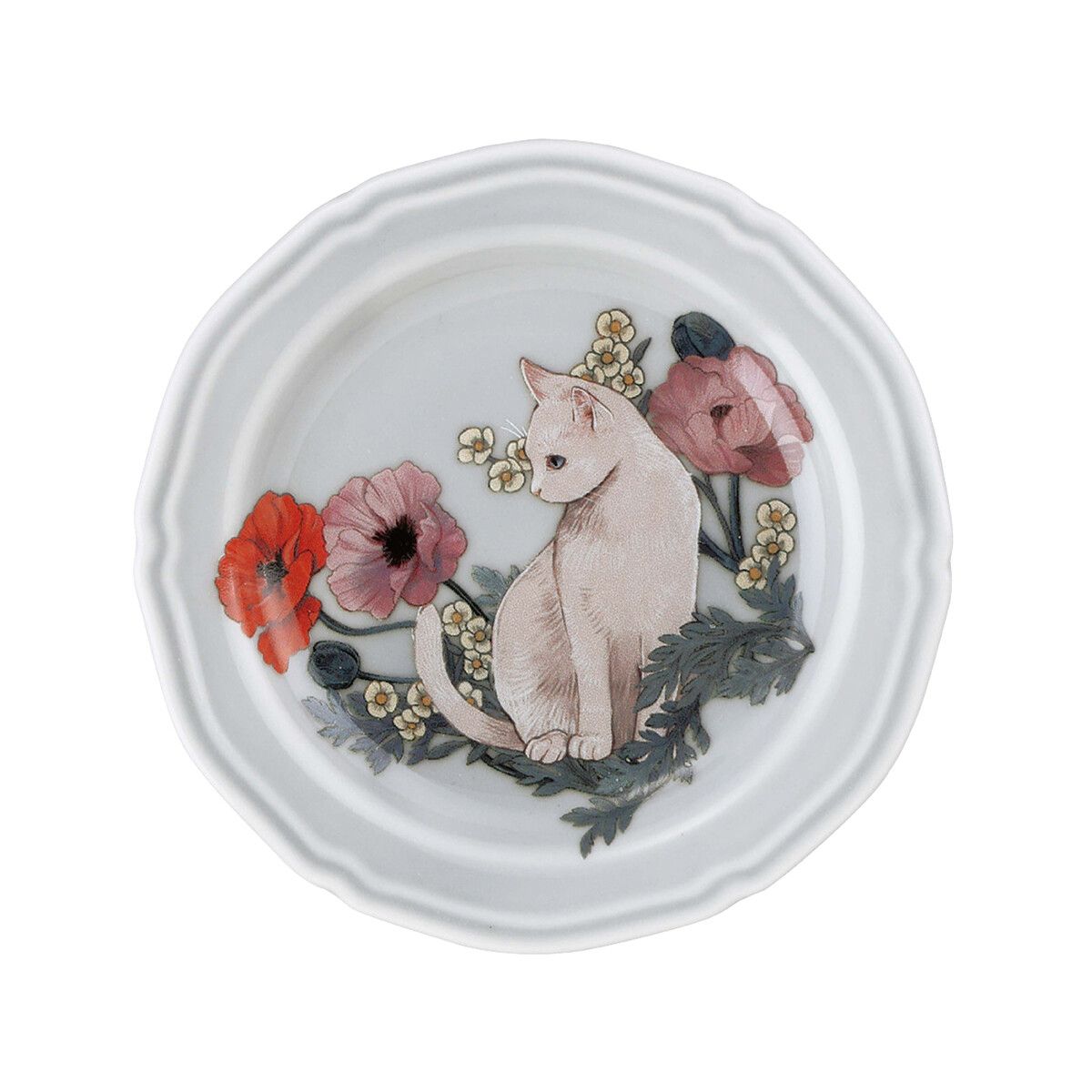 日本製 復古 浪漫小白貓