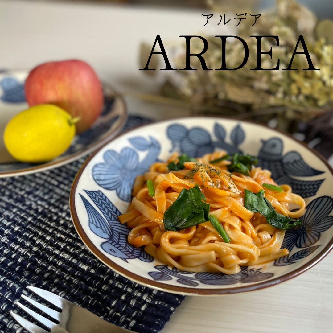 日本製 美濃燒 ARDEA 復古小鳥餐盤