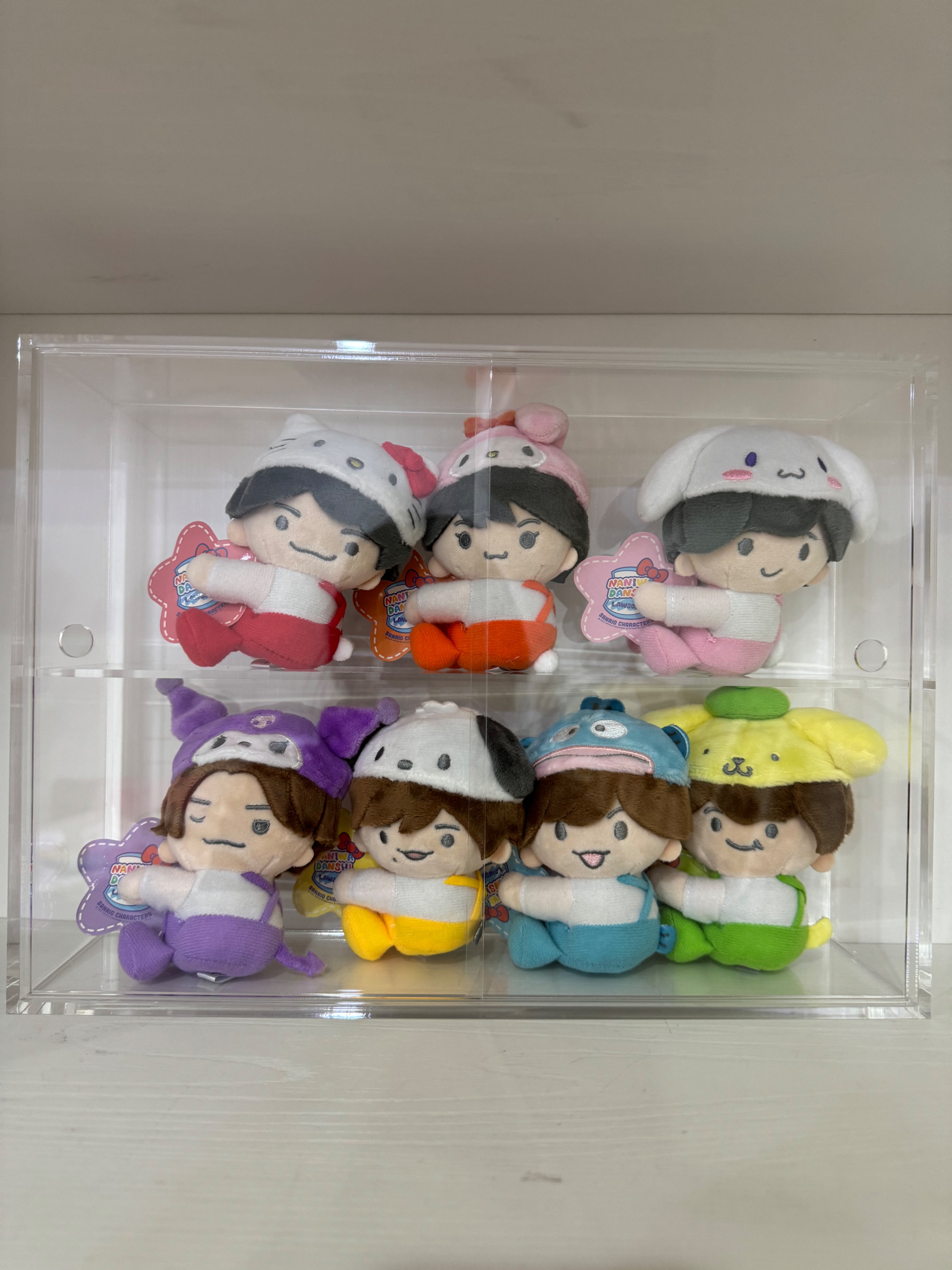 三麗鷗✖️なにわ男子娃全新拆開放櫃子裡沒動過有原包裝袋