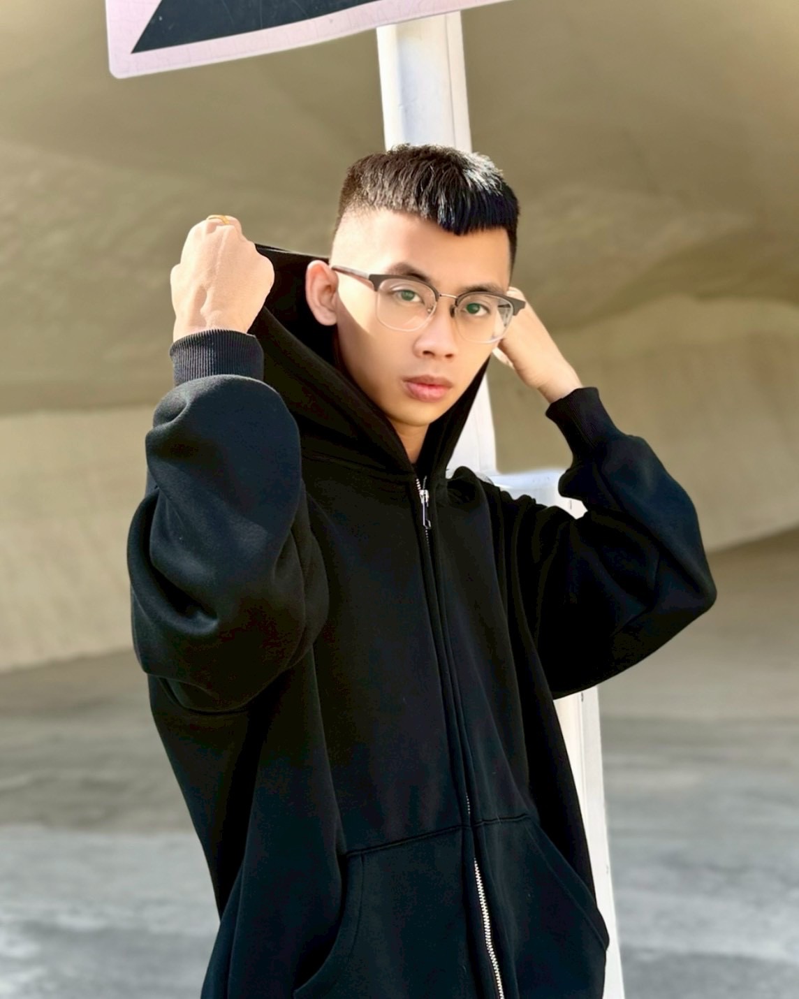 重磅連帽 棉絨外套