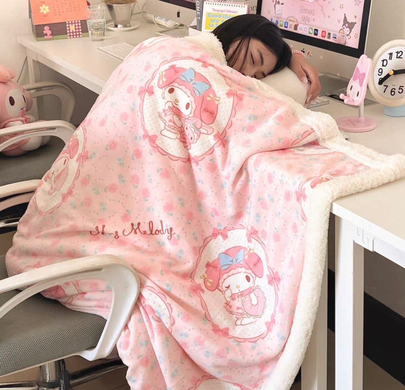 【預購】三麗鷗毛毯（70*100cm）