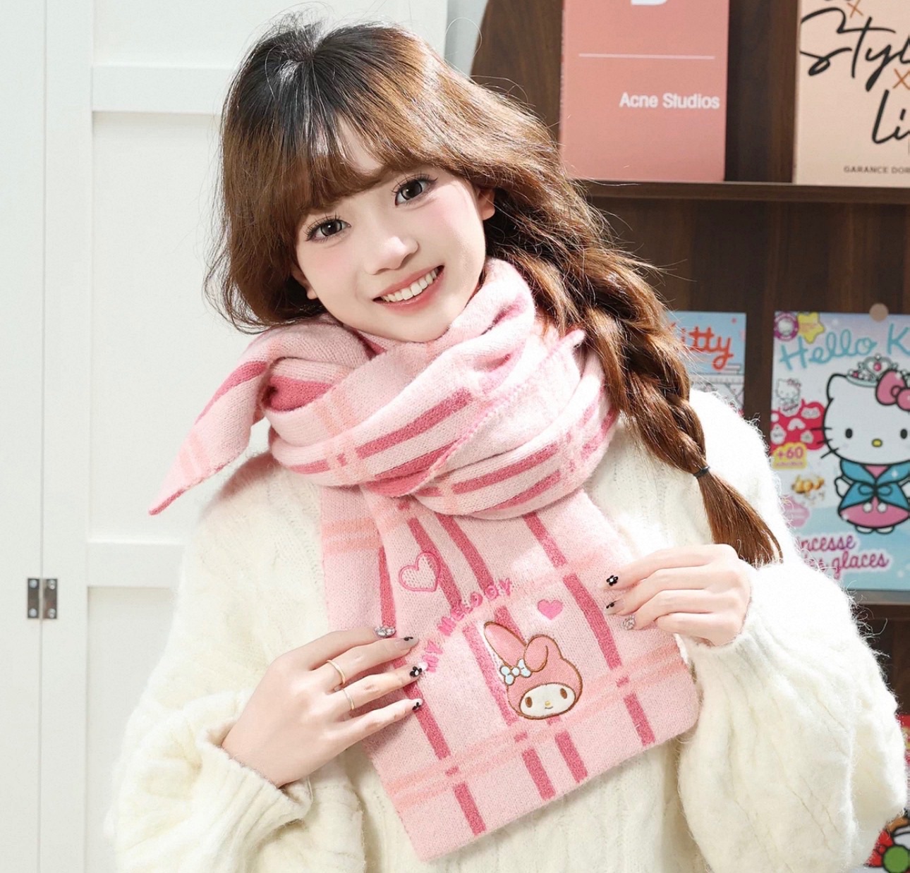 【預購】三麗鷗圍巾