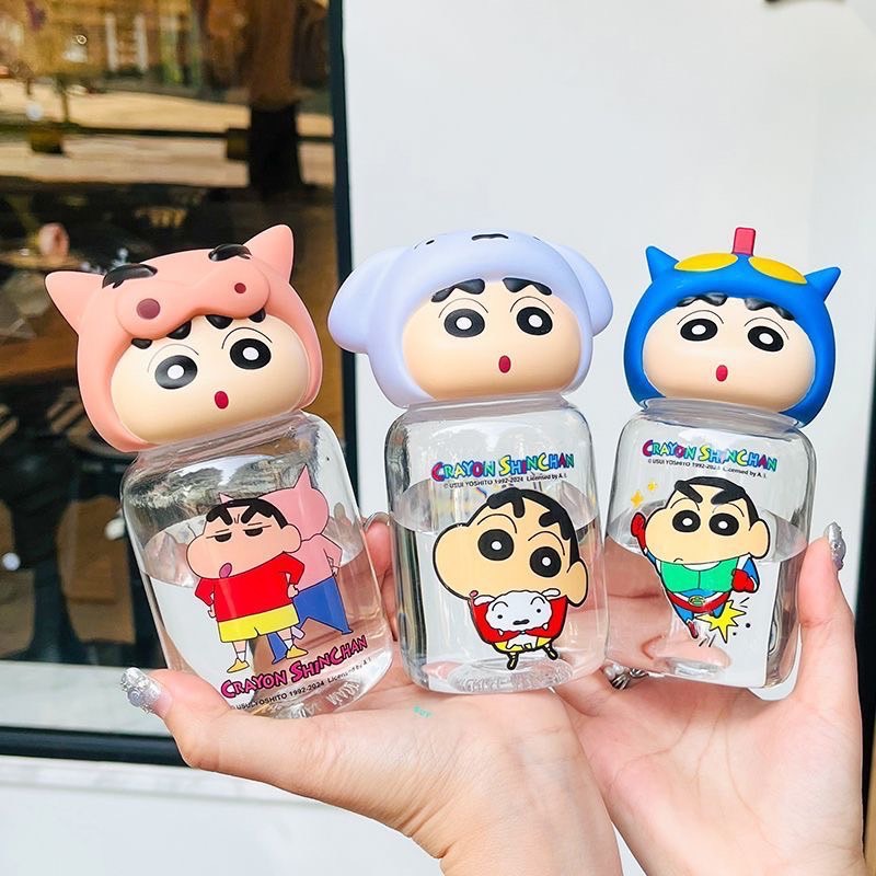 正版授權蠟筆小新大頭小水杯