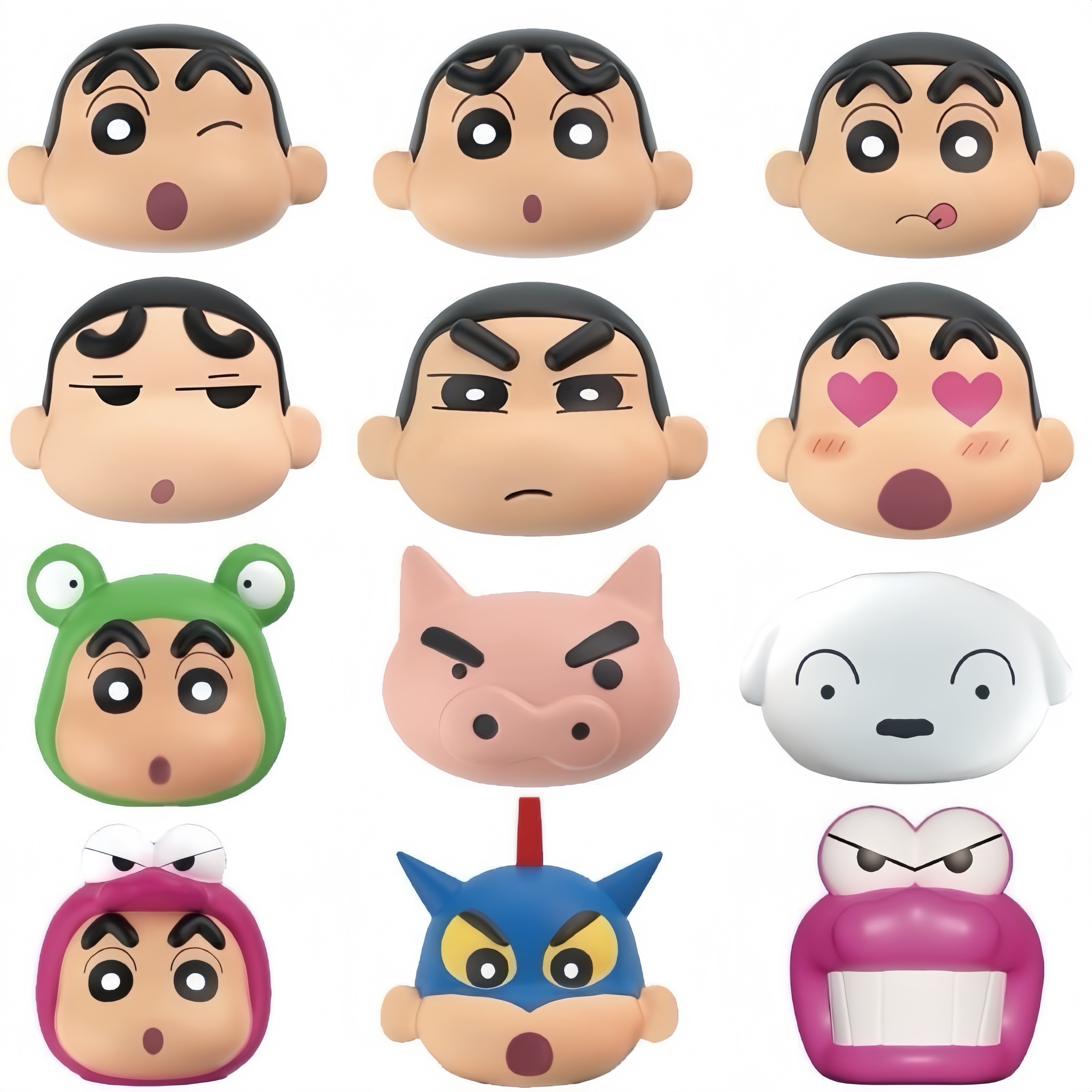 正版授權蠟筆小新捏捏樂盲盒