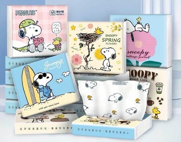 正版授權snoopy史努比印花紙巾（ 隨機款 ）