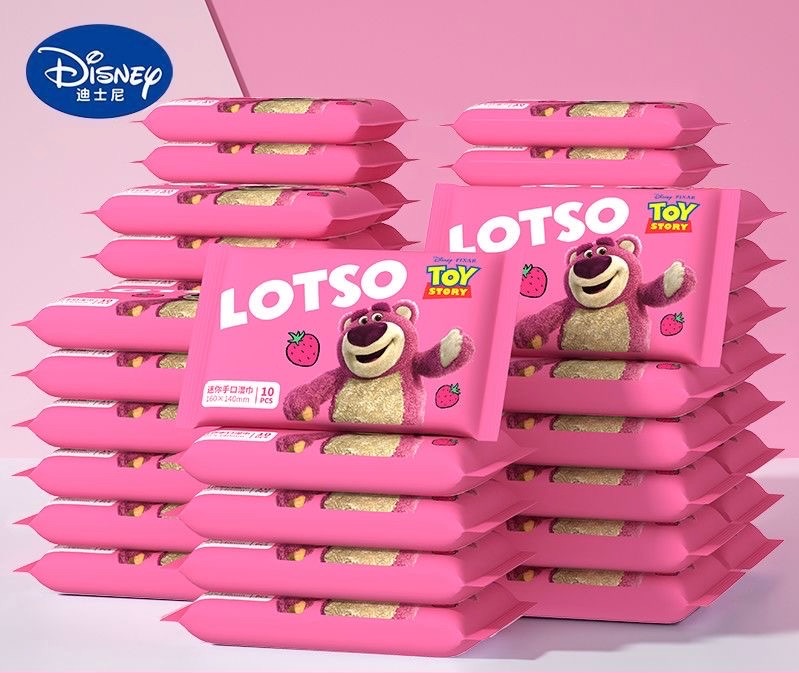 正版授權熊抱哥手口濕紙巾