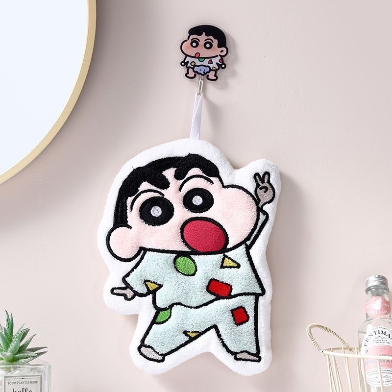 蠟筆小新可掛式擦手巾