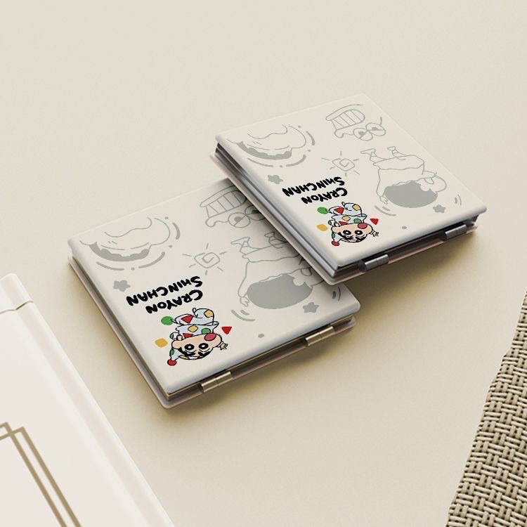 蠟筆小新折疊雙面鏡