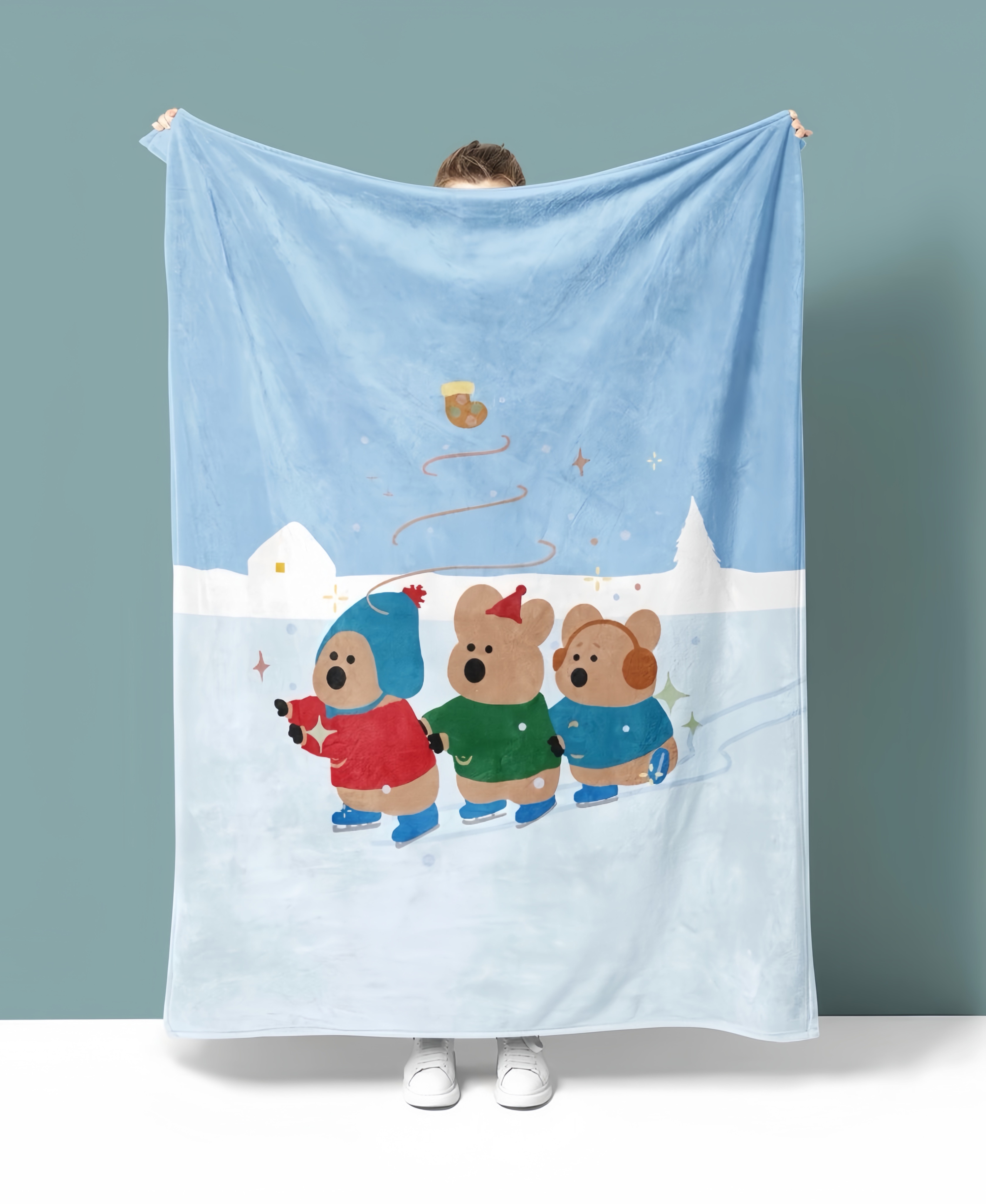 Dinotaeng法蘭絨毛毯