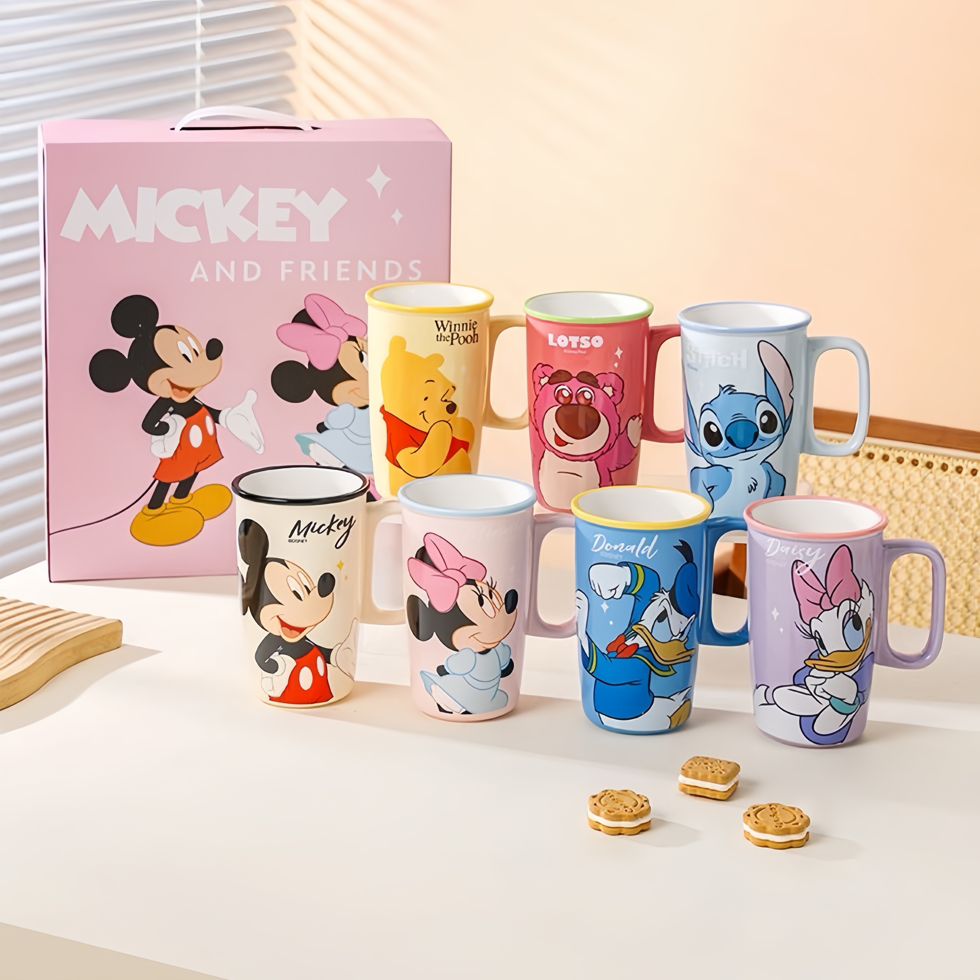 正版授權迪士尼系列禮盒裝馬克杯