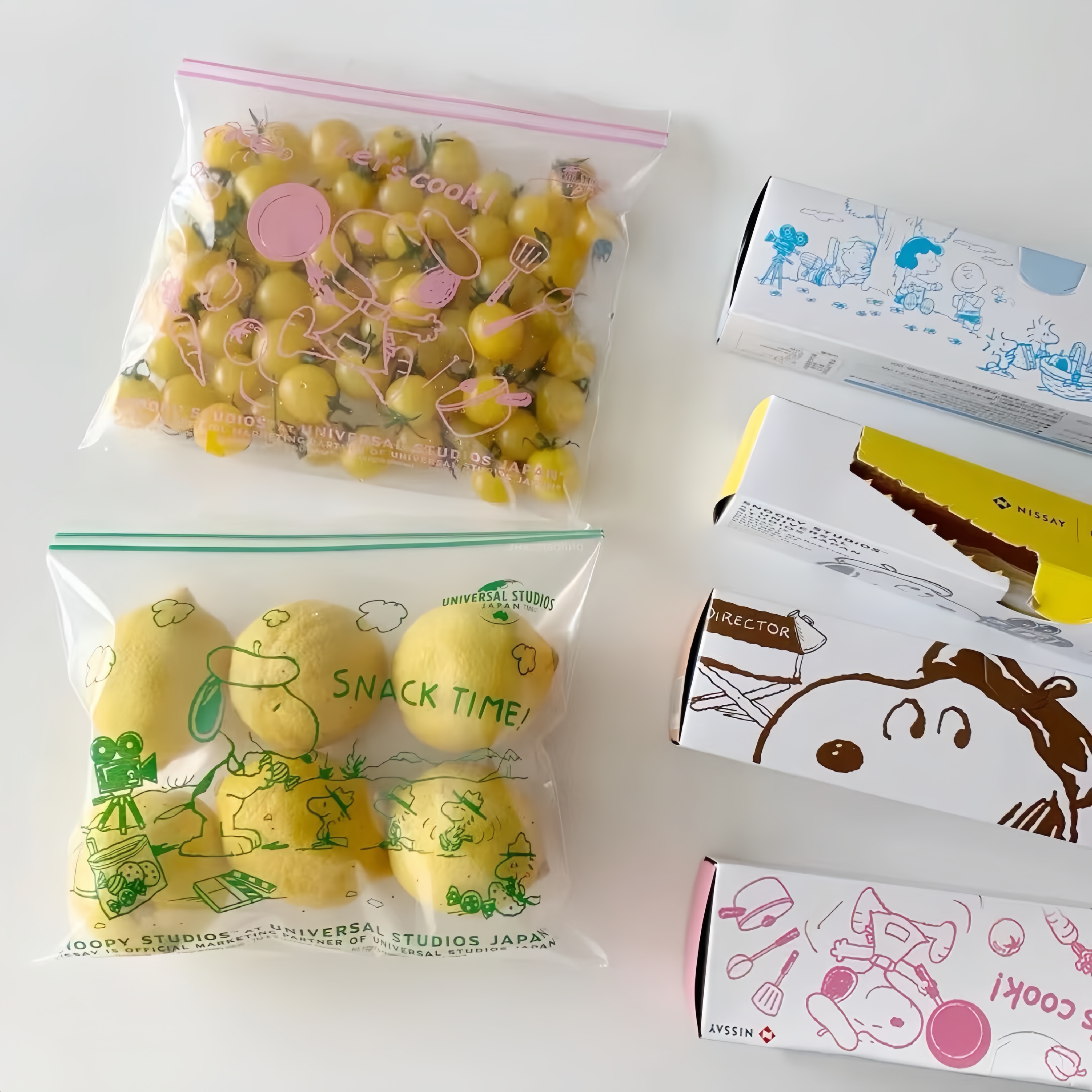 Snoopy史努比雙夾鏈抽取式保鮮袋（ 款式隨機 ）