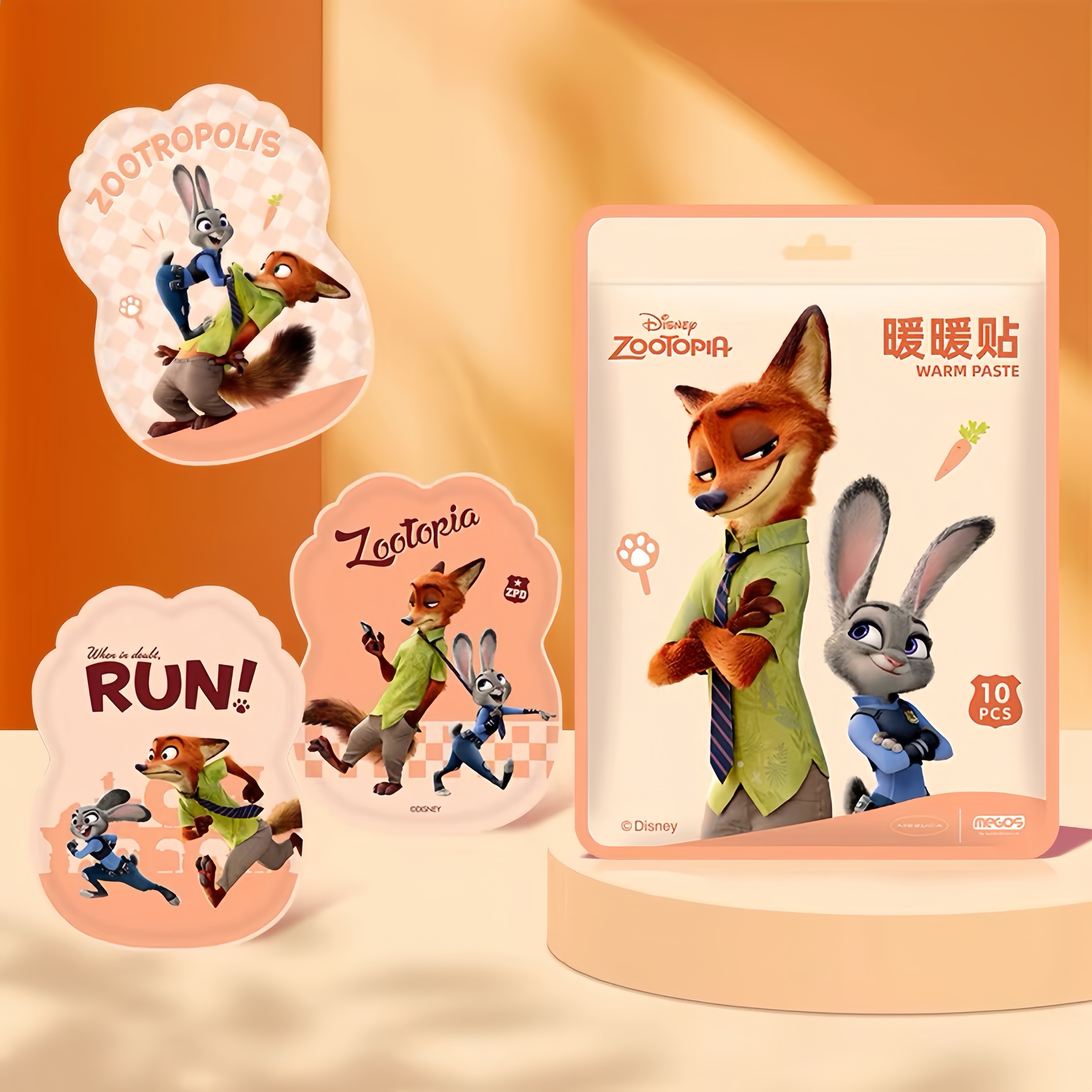 正版授權迪士尼系列暖暖貼