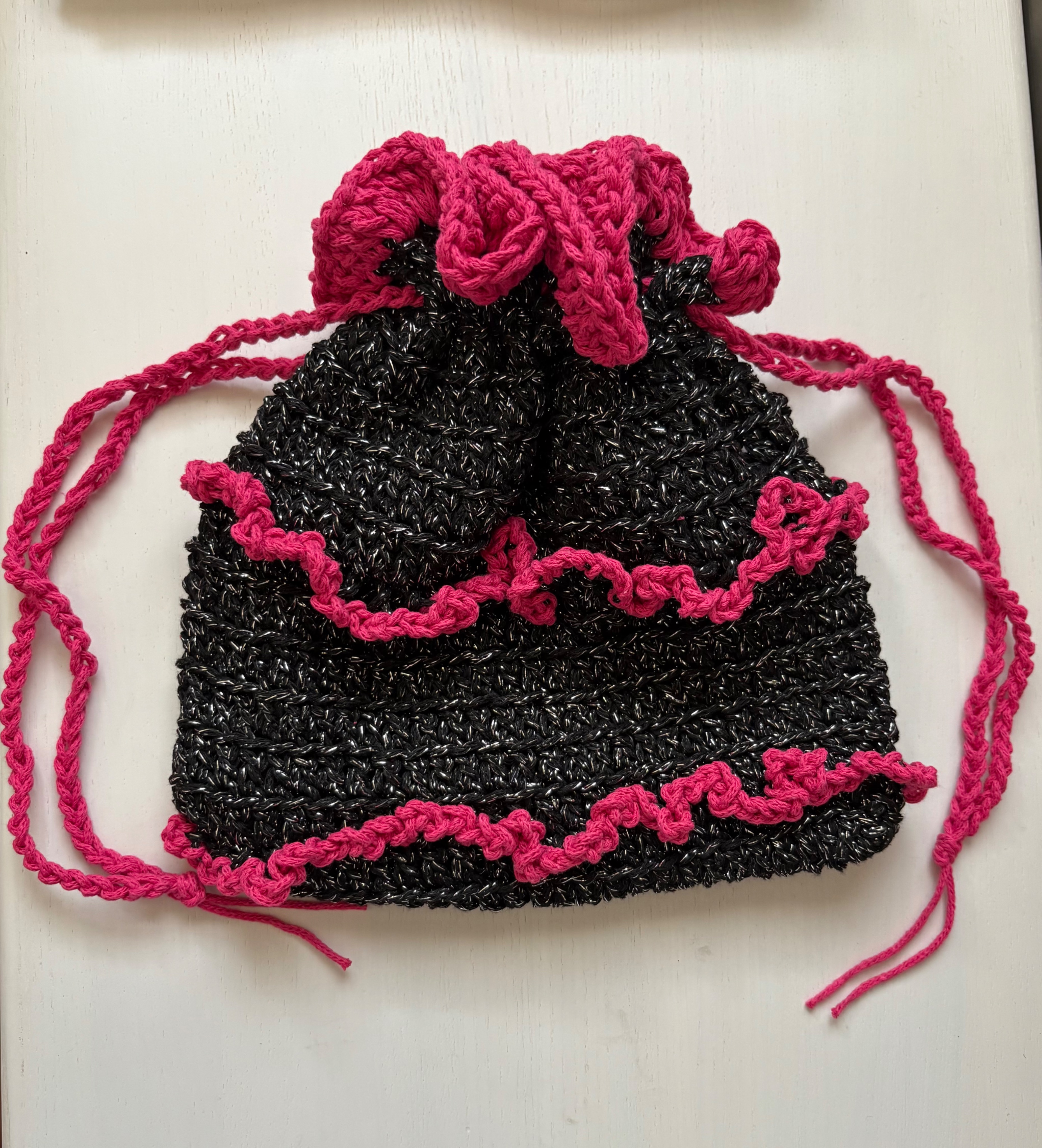 草莓可可束口袋