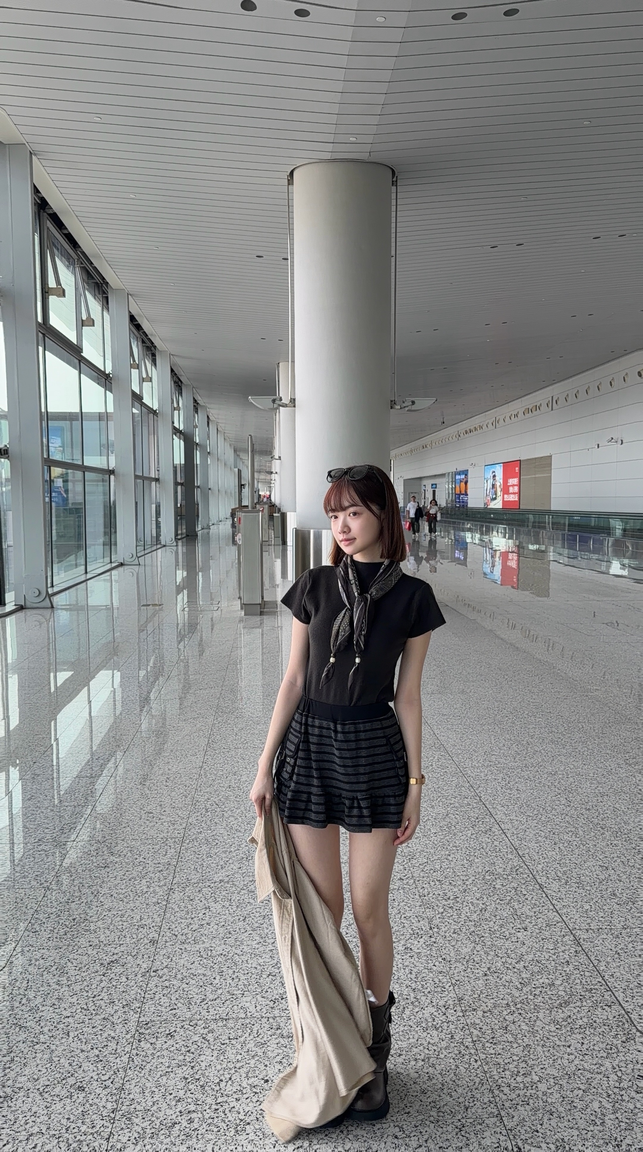 高級30%羊毛上衣（附絲巾）現貨24H出貨