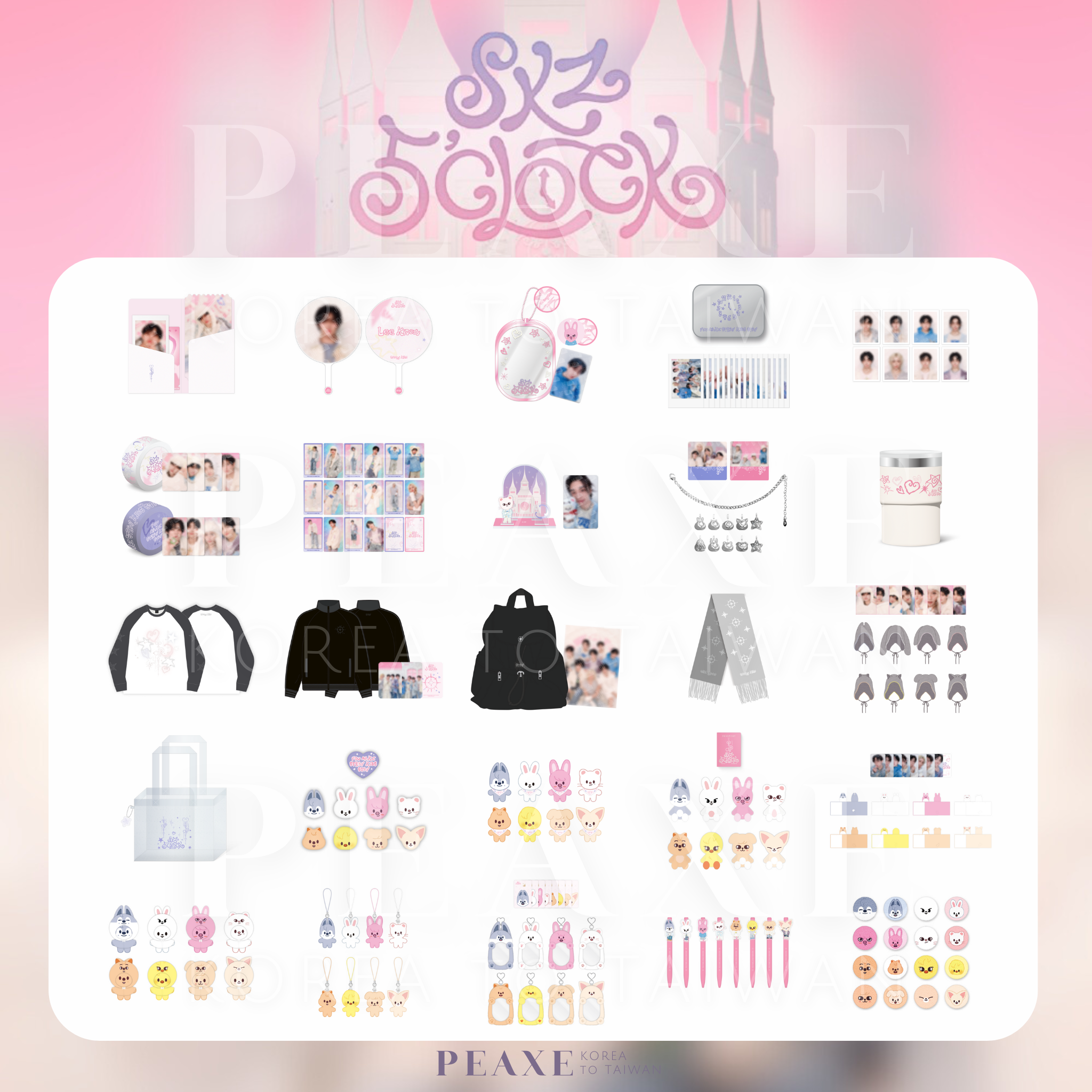 Stray Kids 5TH FANMEETING［SKZ 5’CLOCK］五週年見面會官方周邊