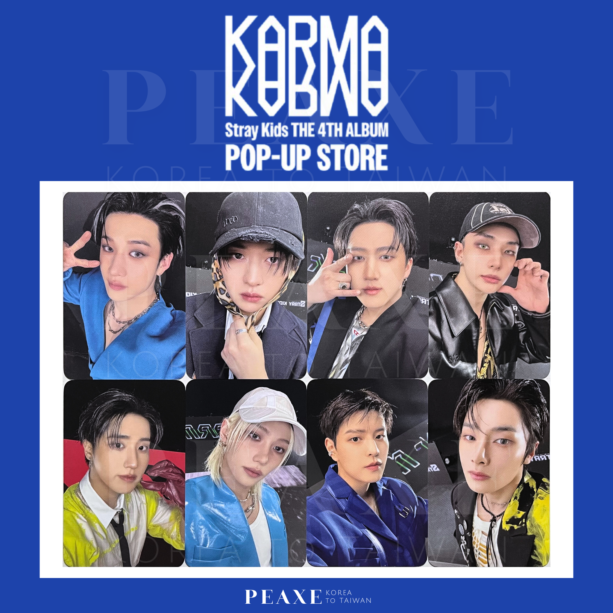 Stray Kids 正規四輯［KARMA］POP-UP STORE 快閃店官方周邊滿額卡